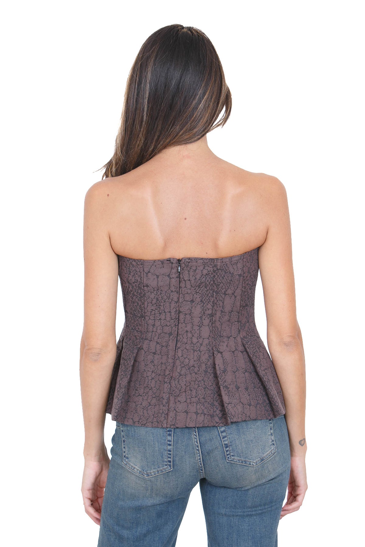 LIU JO Top Brown animalier UF6171D0369 87519