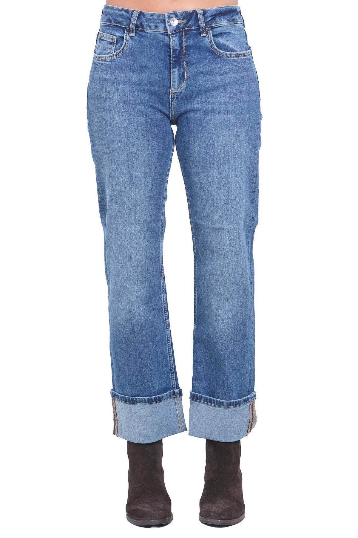 LIU JO Pantaloni Blue mid comfort UF6225D0360 79126