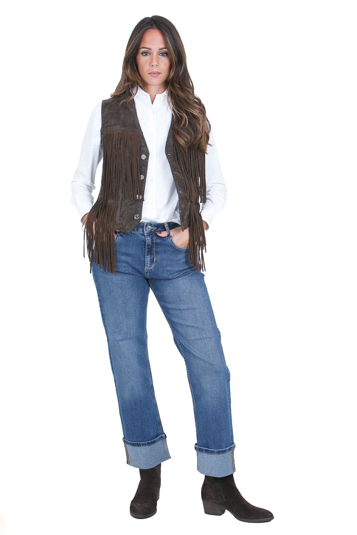 LIU JO Gilet Blie browe flock UF6228D0363 79106