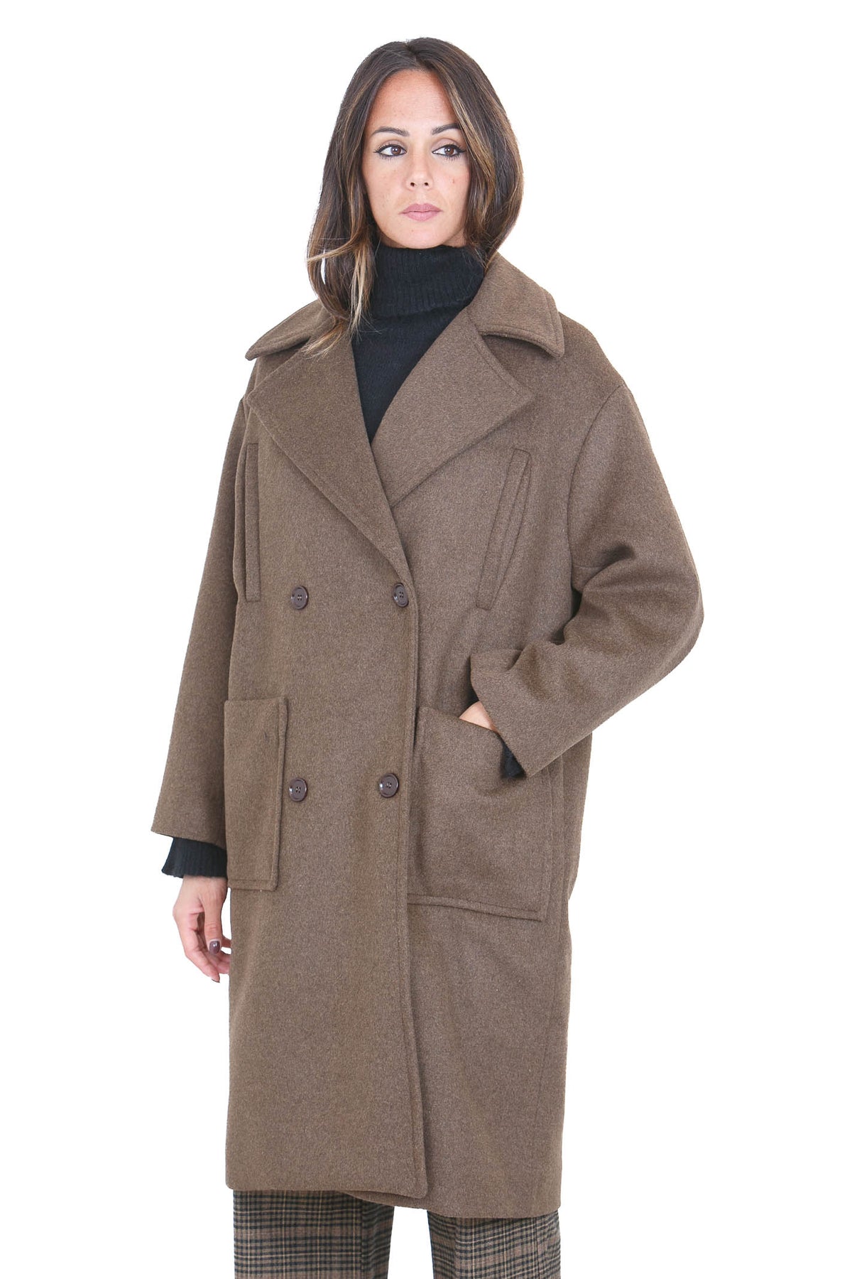 MADAME VENICE Cappotti Marrone GREY MR