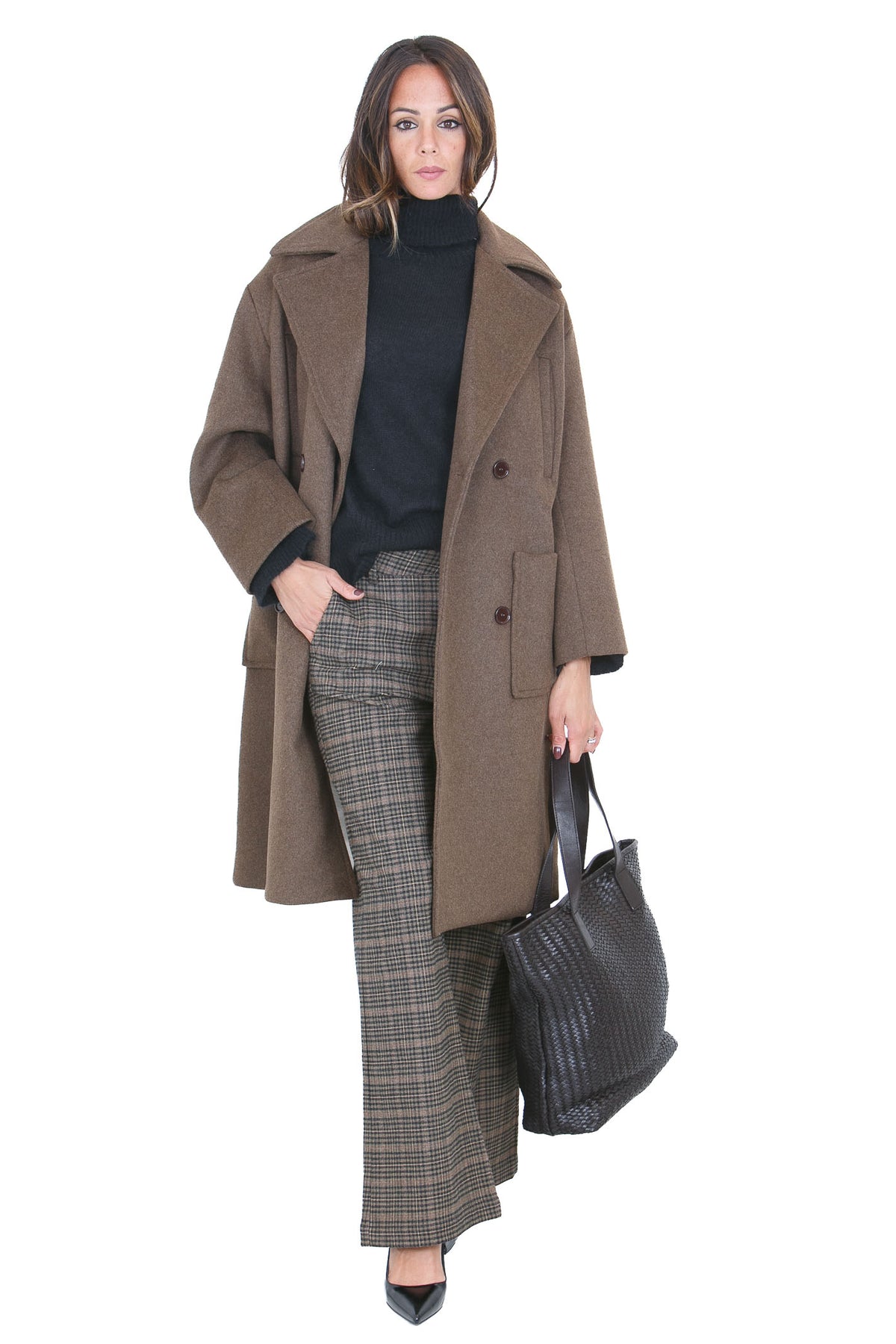 MADAME VENICE Cappotti Marrone GREY MR