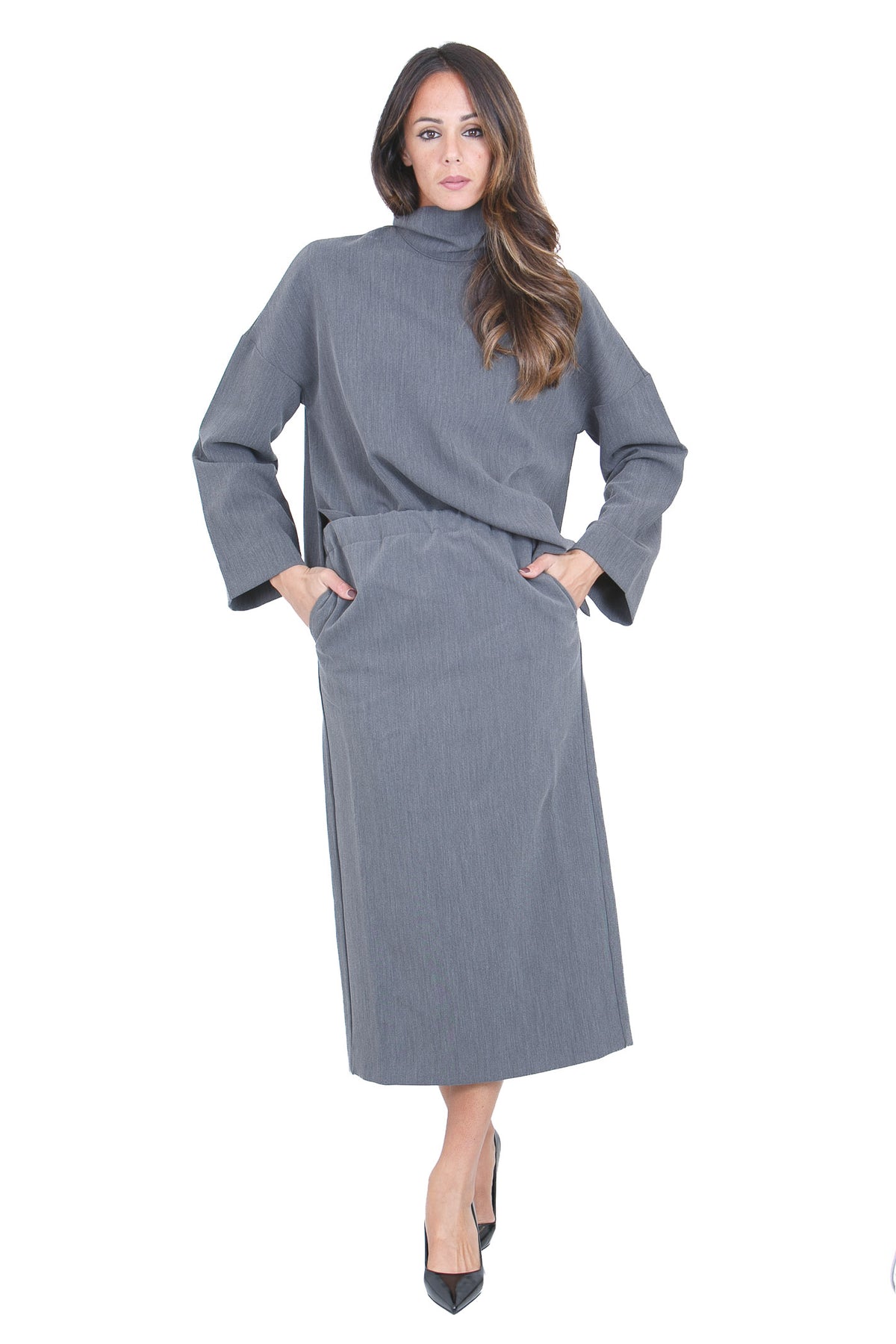 MADAME VENICE Gonne Grigio scuro NAOMI GRS