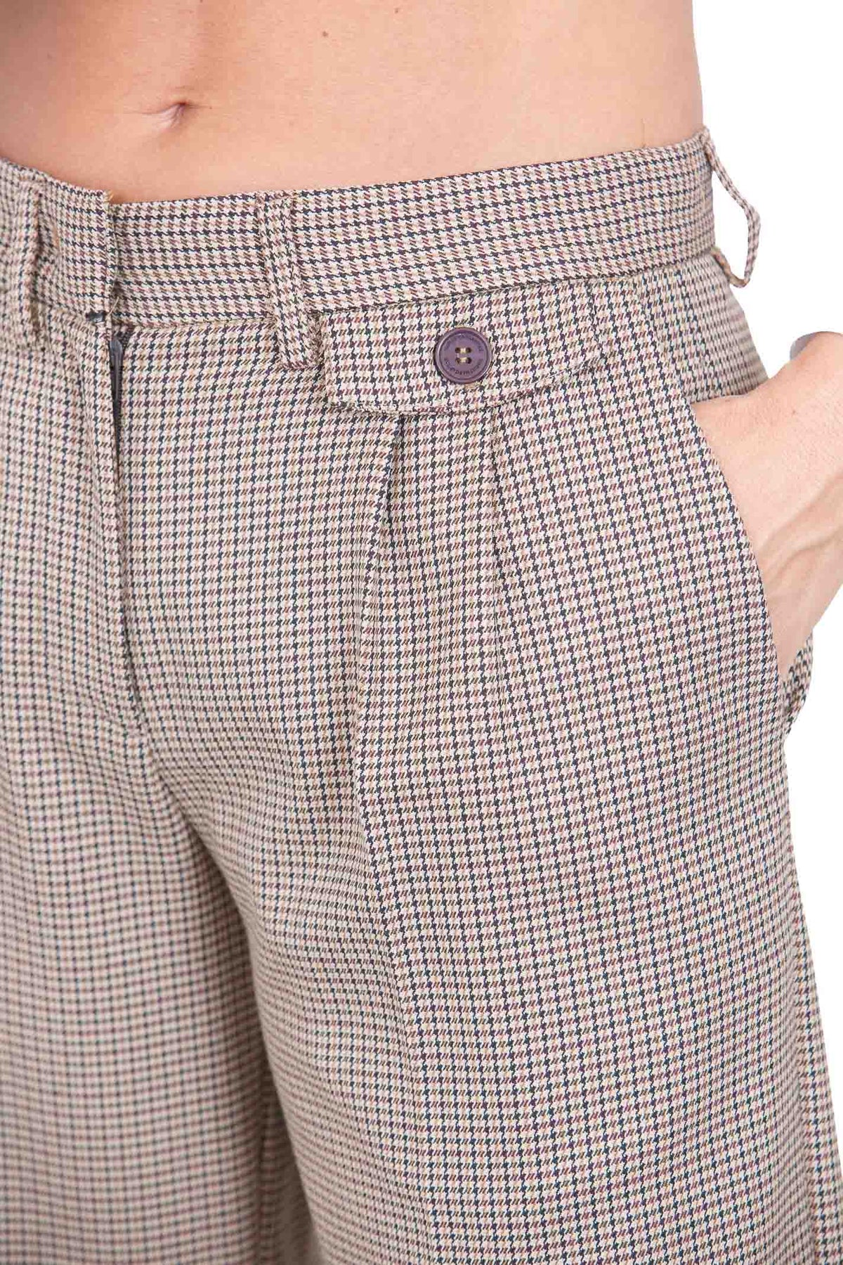 MAR DE MARGARITAS Pantaloni Pied de poule 1779-TPV0009 MA89