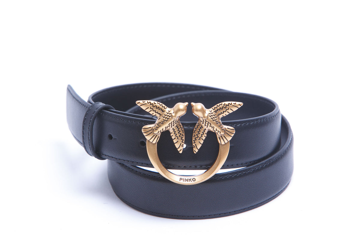 PINKO Cinture Nero/gold 100125-A0F1-LOVEBERRY Z99Q