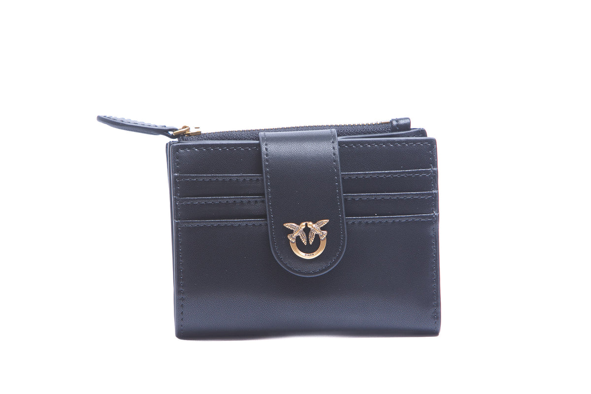 PINKO Portafogli Black/gold 103610-A0F1-MULTI PURPOSE Z99Q
