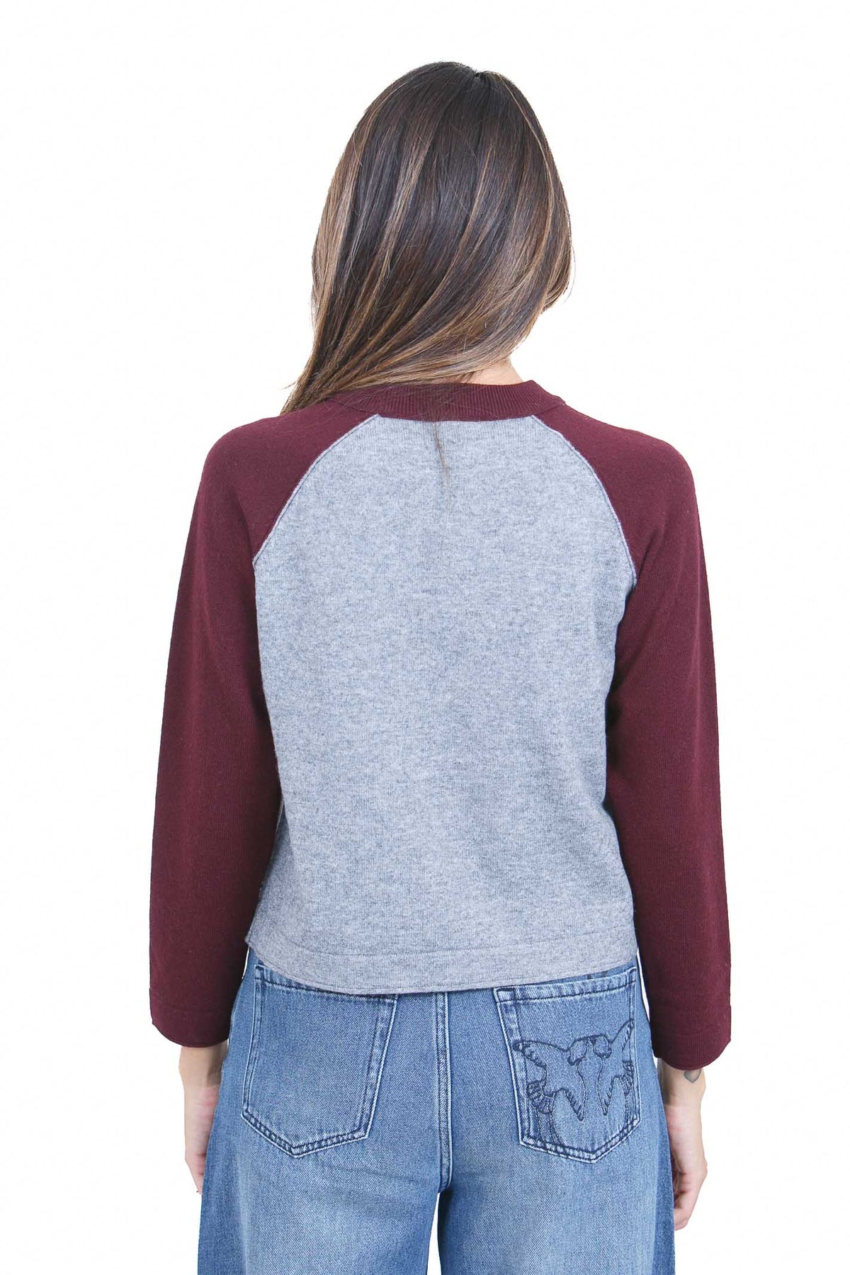 PINKO Maglie Grigio/bordeaux AMSTERDAM-107326-A3IO IY9