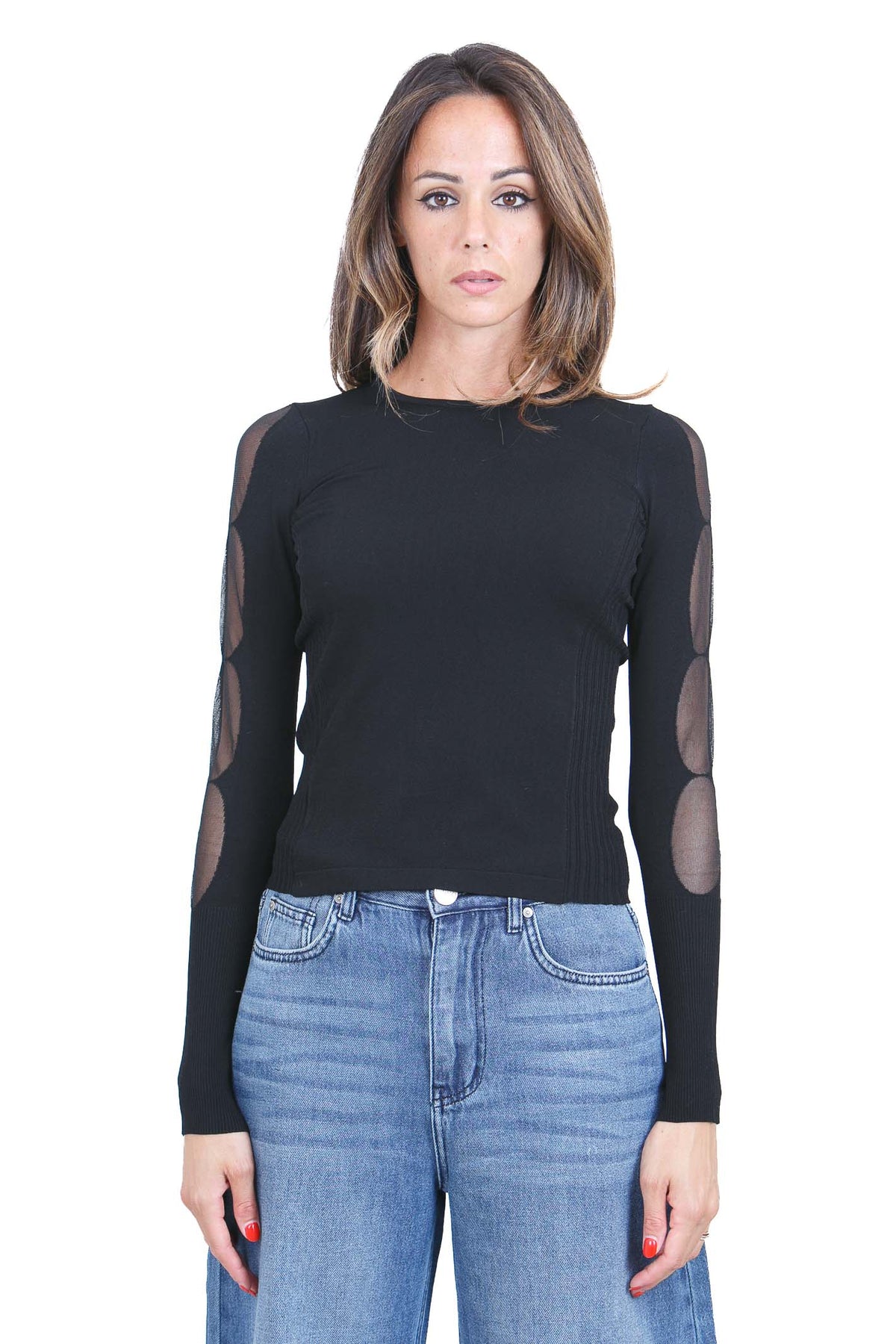 PINKO Maglie Nero limousine ANTIBES-107198-A3H3 Z99