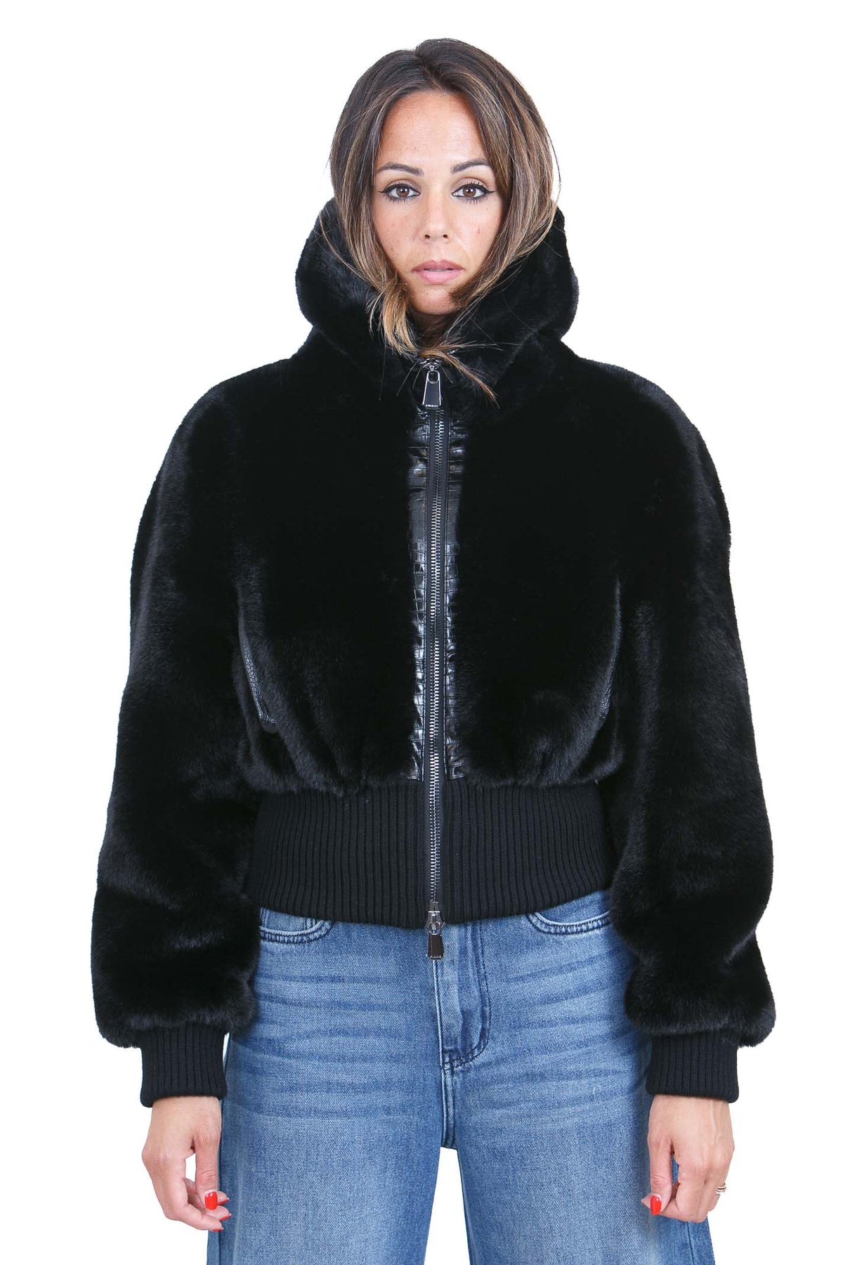 PINKO Pellicce Nero limousine BAGELS-107040-A3E7 Z99