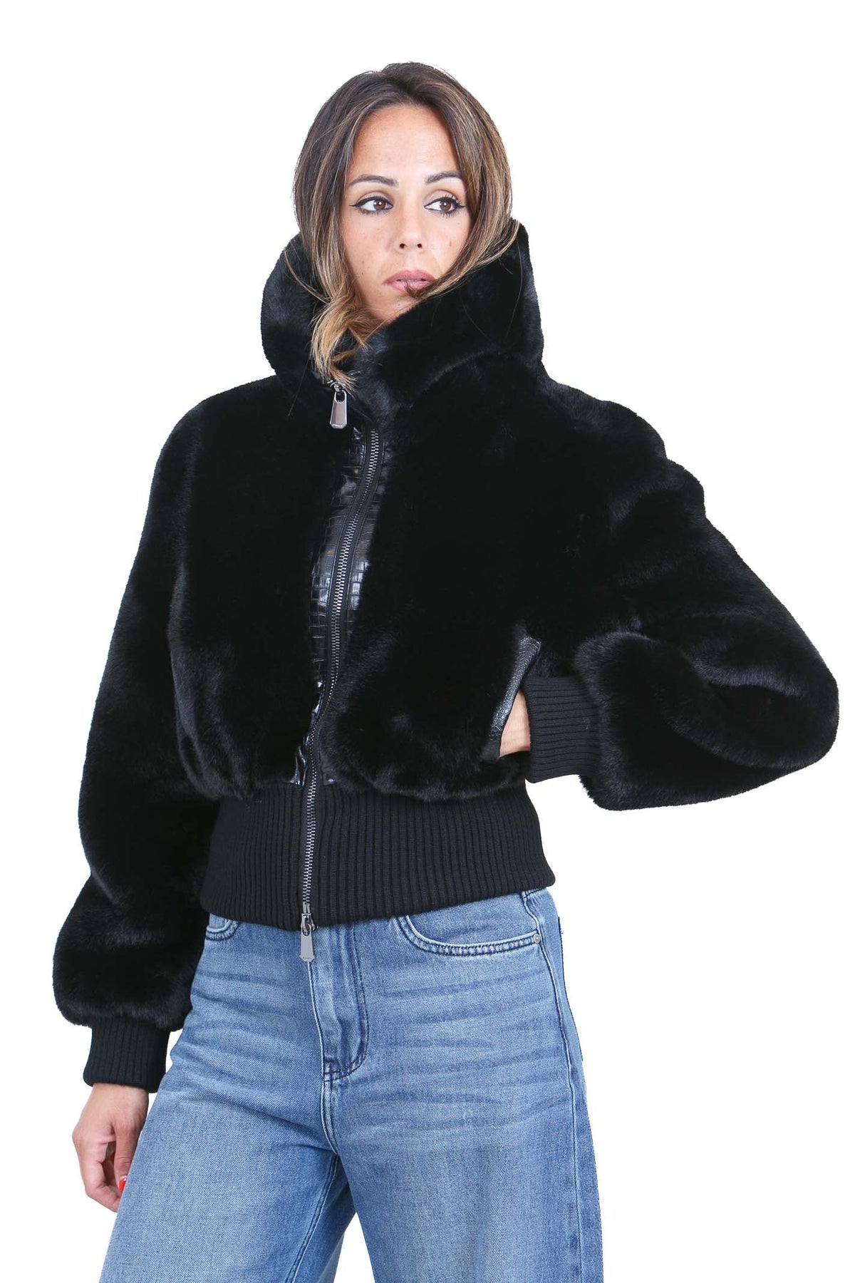 PINKO Pellicce Nero limousine BAGELS-107040-A3E7 Z99