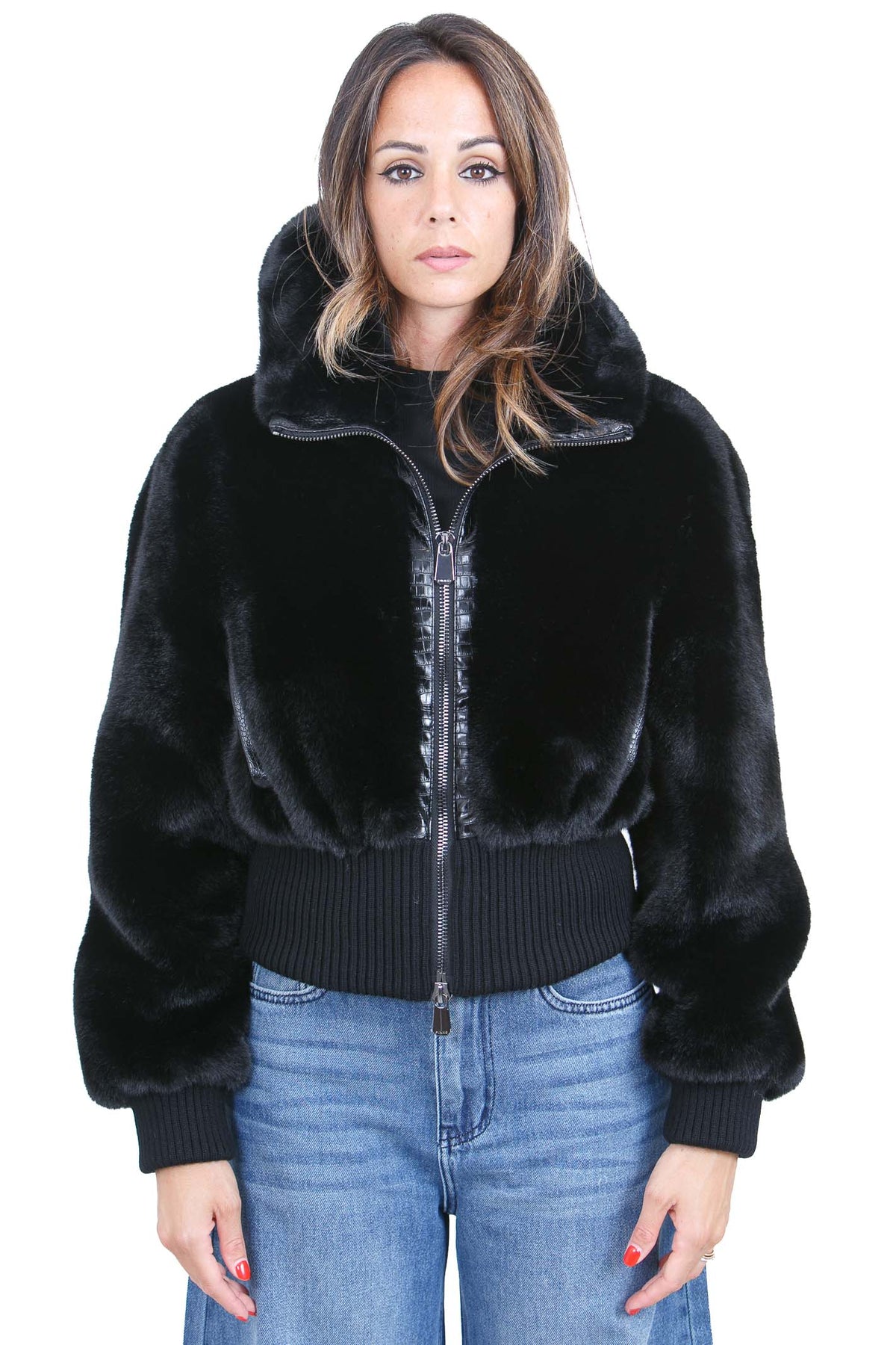 PINKO Pellicce Nero limousine BAGELS-107040-A3E7 Z99