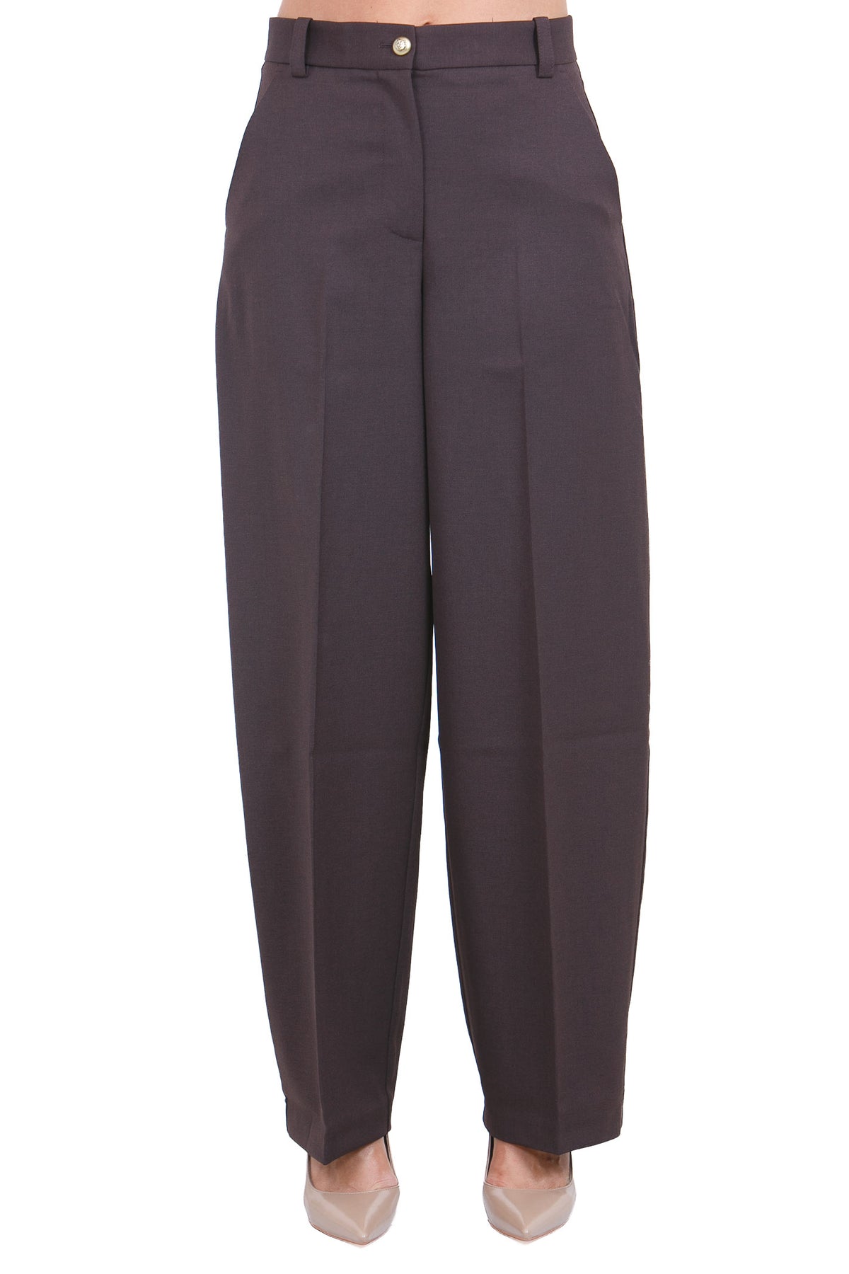 PINKO Pantaloni Marrone oltre buio BALBINO-107712-A3MS M04