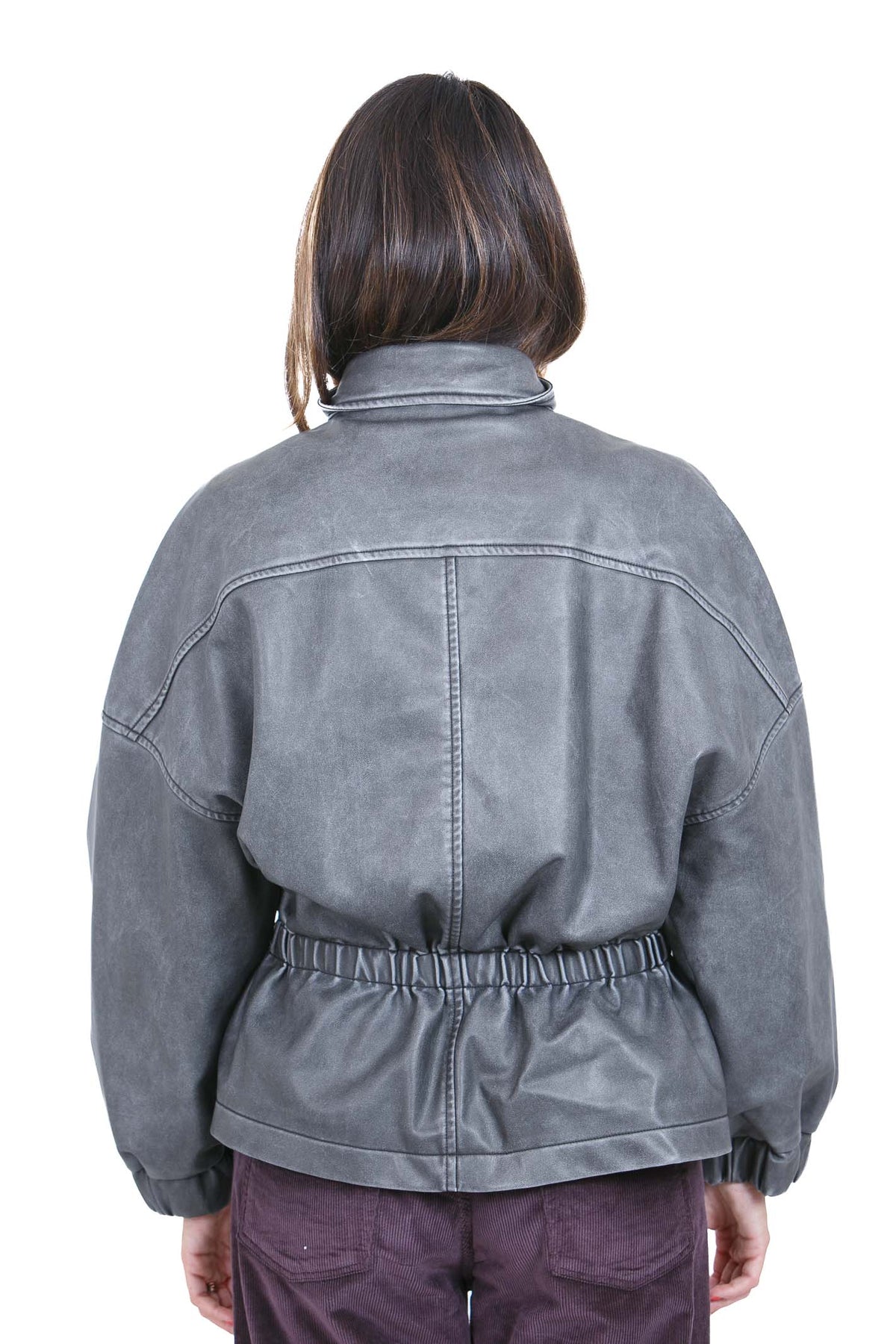 PINKO Giubbotti Grigio corvo BARKERIA-107074-A3E8 I76