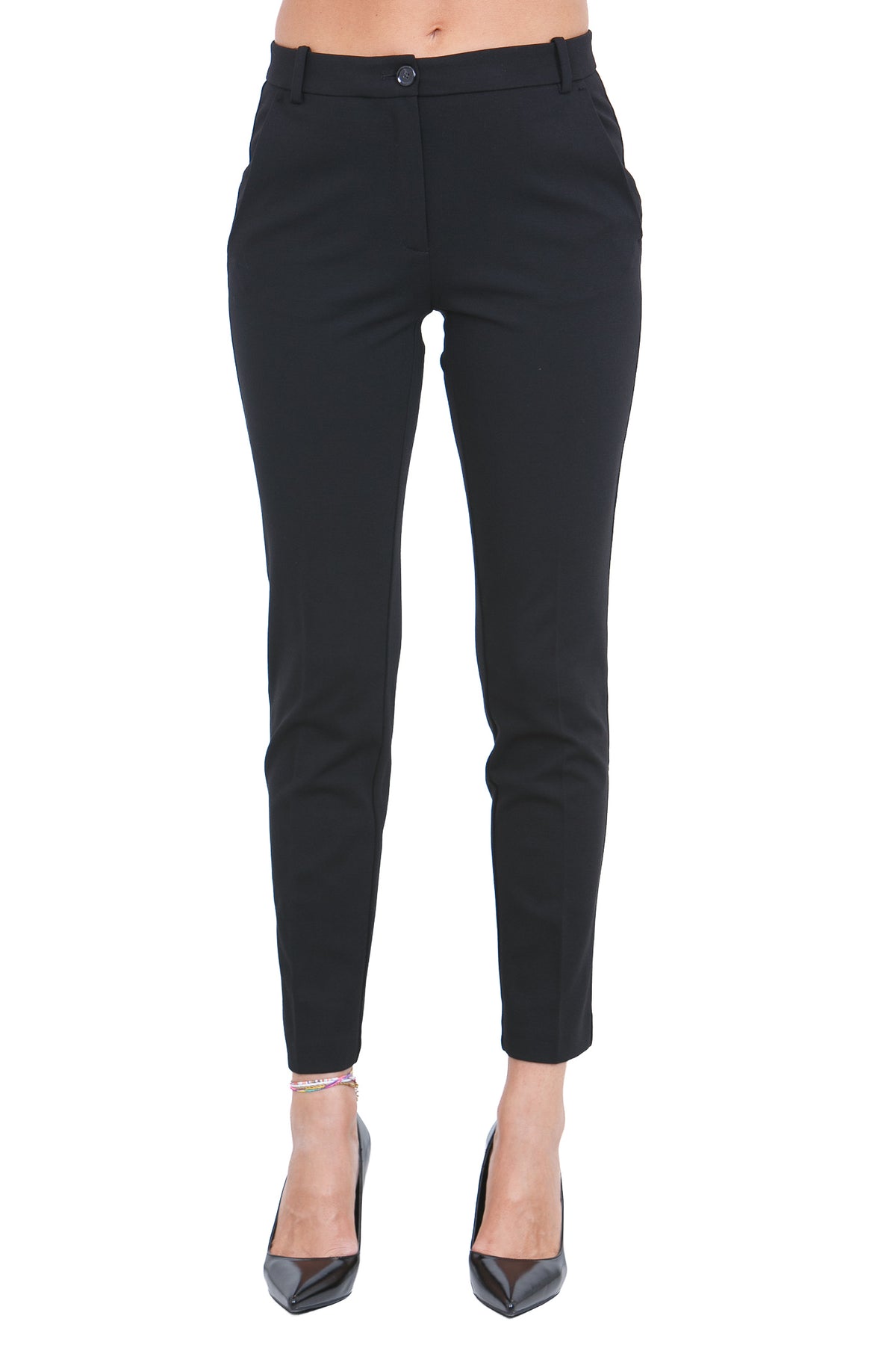 PINKO Pantaloni Nero limousine BELLO-100155-A3NV Z99