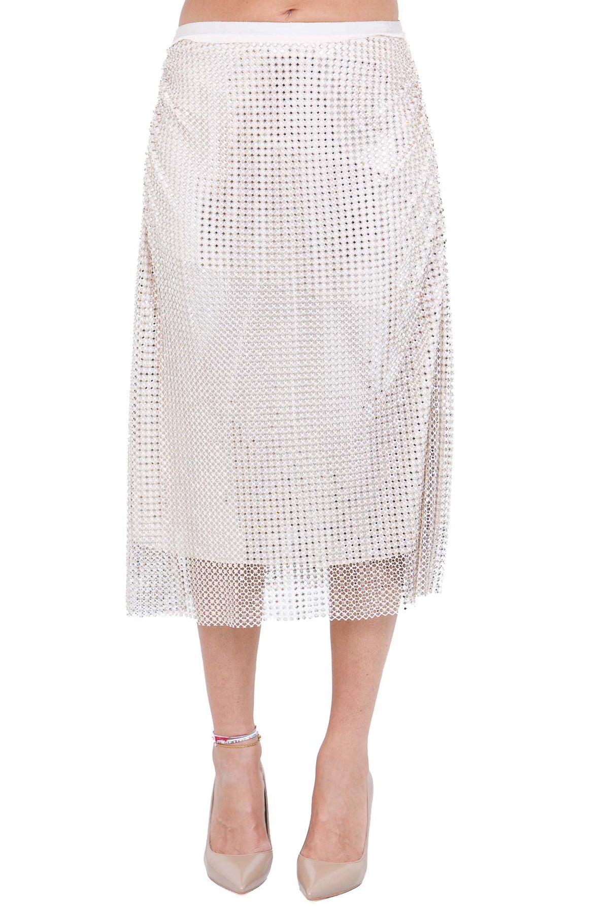 PINKO Gonne Oro metallico chiaro BERLINA-107323-A3IH H78