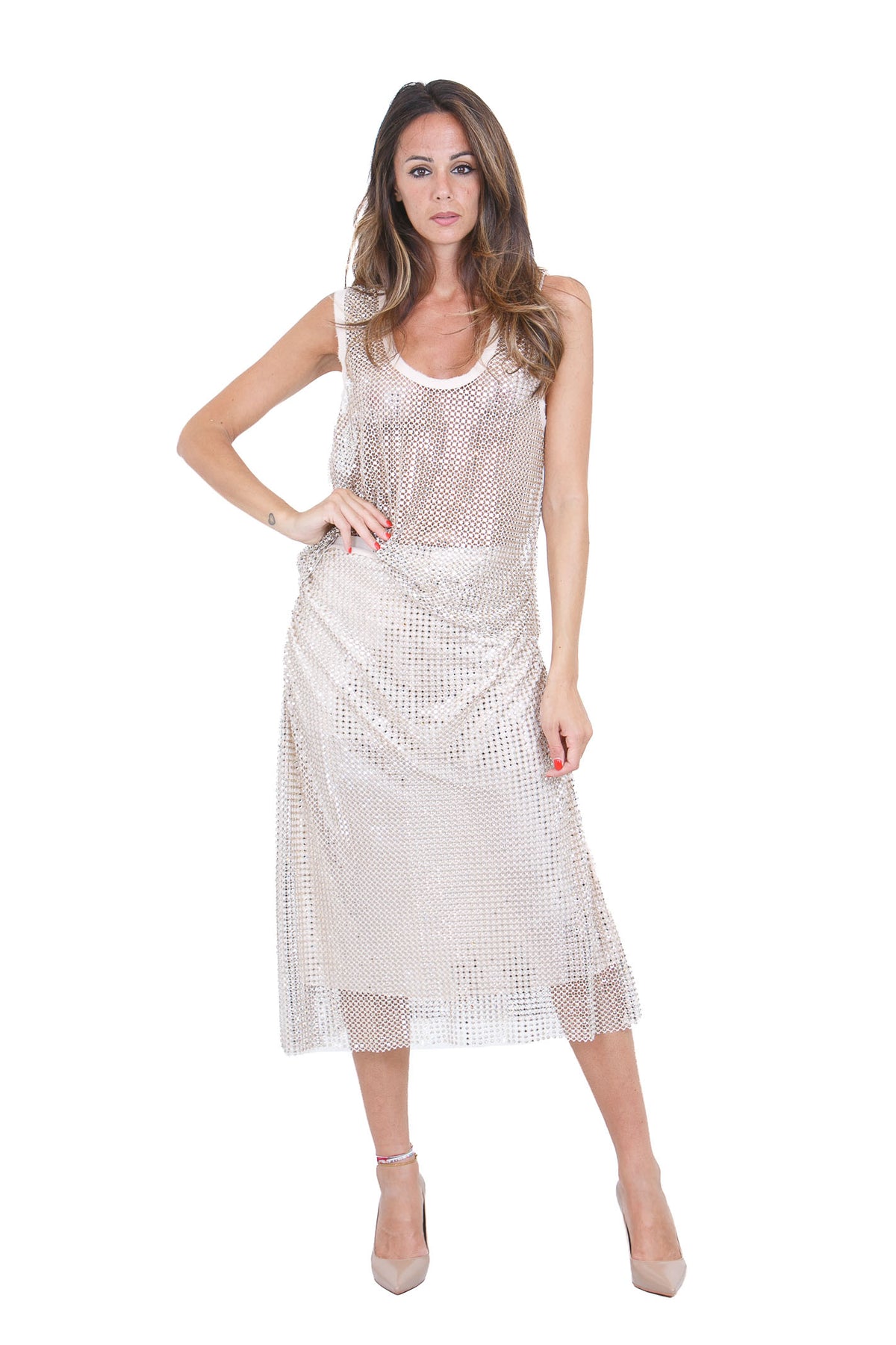 PINKO Gonne Oro metallico chiaro BERLINA-107323-A3IH H78