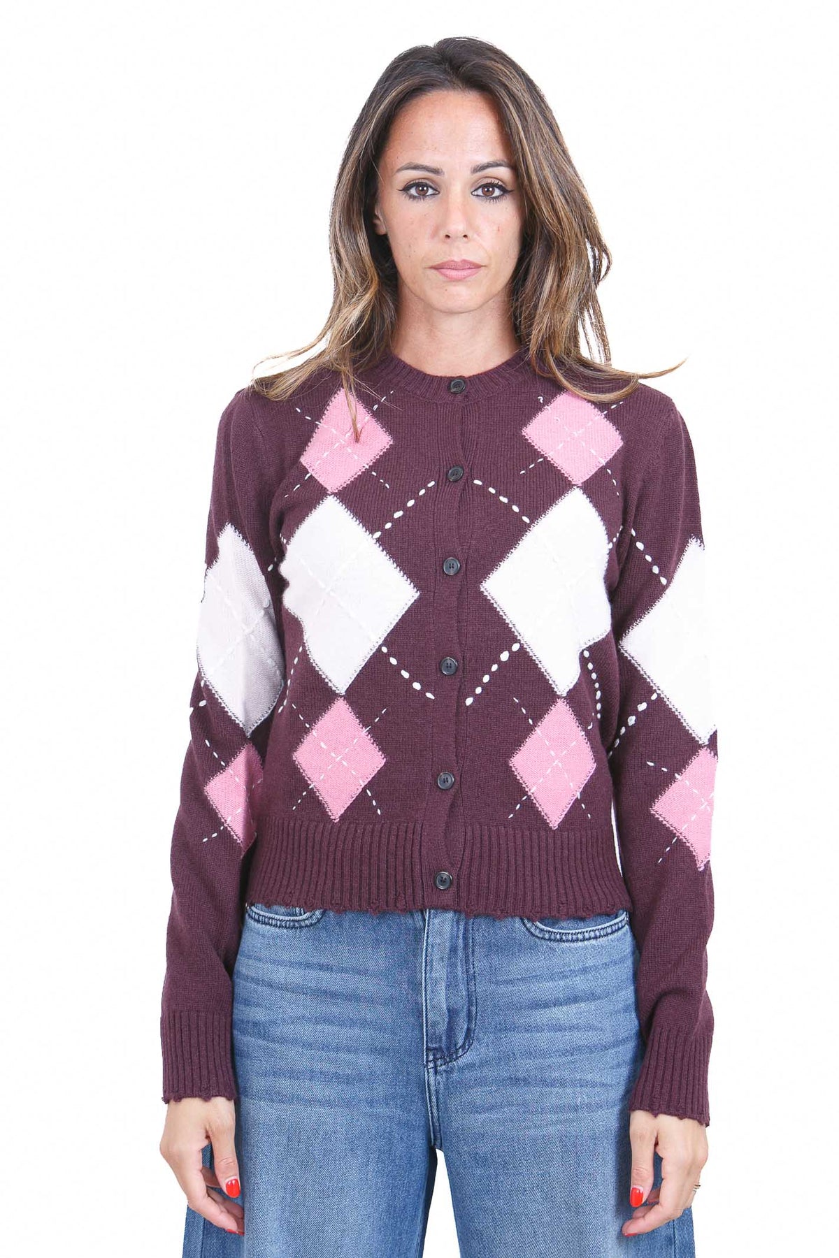 PINKO Maglie Bordeaux/rosa CARDIFF-107284-A3IE YN2