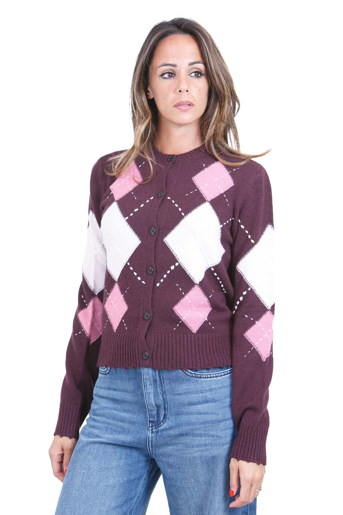 PINKO Maglie Bordeaux/rosa CARDIFF-107284-A3IE YN2