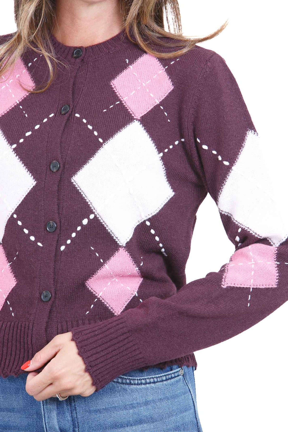 PINKO Maglie Bordeaux/rosa CARDIFF-107284-A3IE YN2