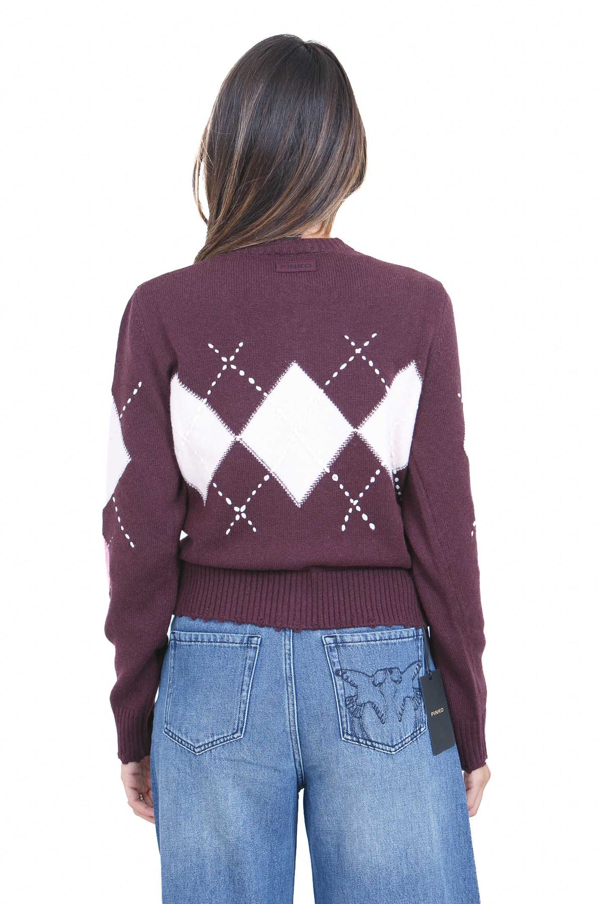 PINKO Maglie Bordeaux/rosa CARDIFF-107284-A3IE YN2