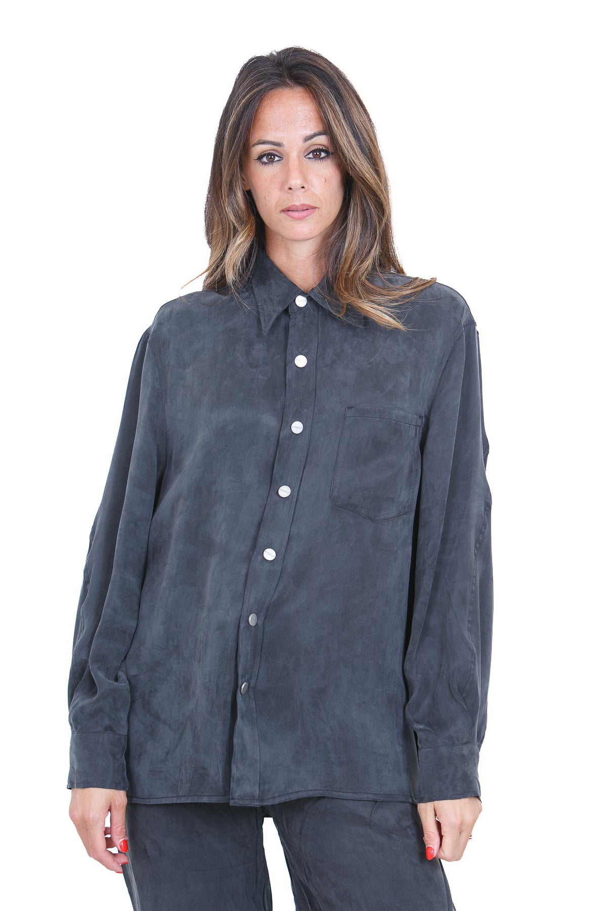 PINKO Camicie Nero caviale CARESER-107169-A3F8 Z98