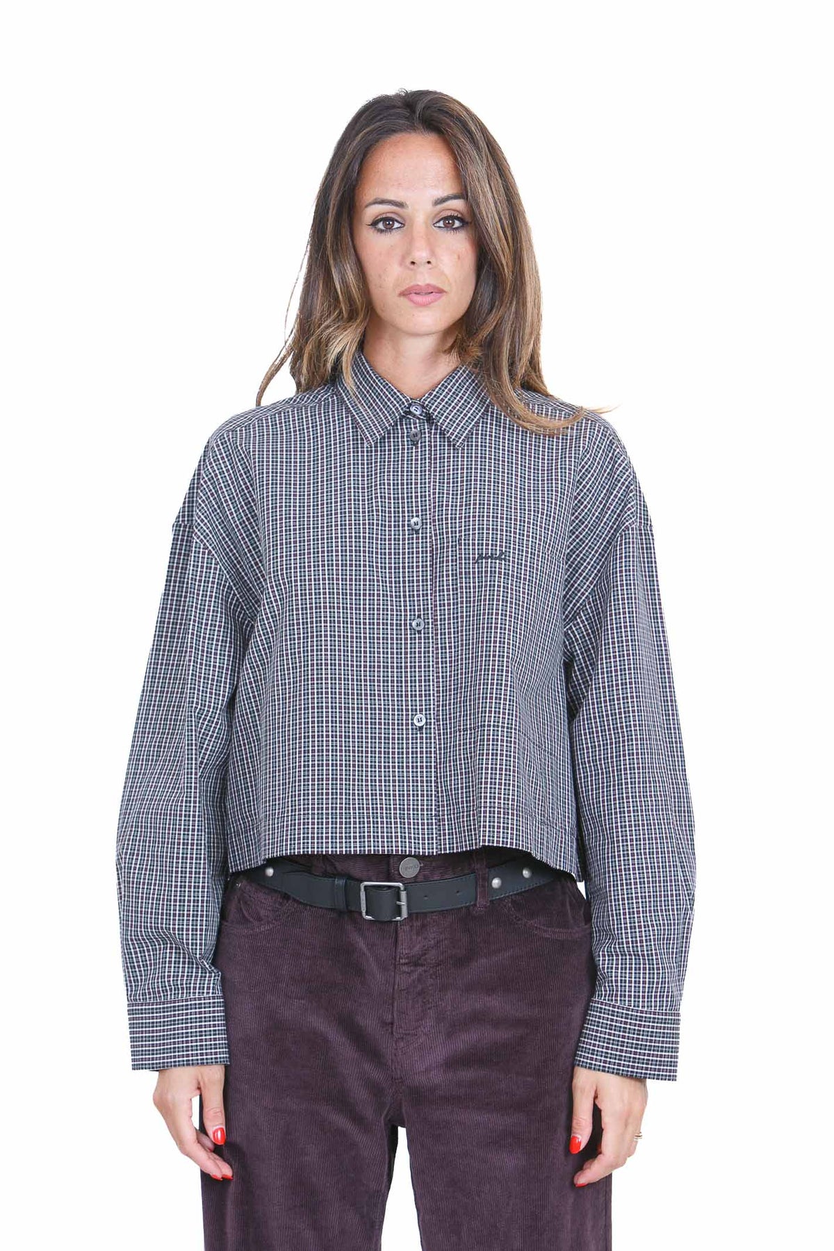 PINKO Camicie Nero/bianco/rosso CARLINA-107453-A3FQ ZF6