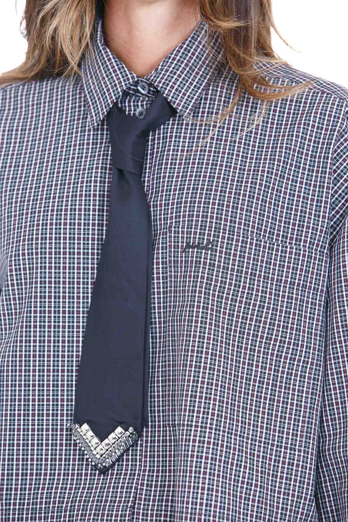PINKO Camicie Nero/bianco/rosso CARLINA-107453-A3FQ ZF6