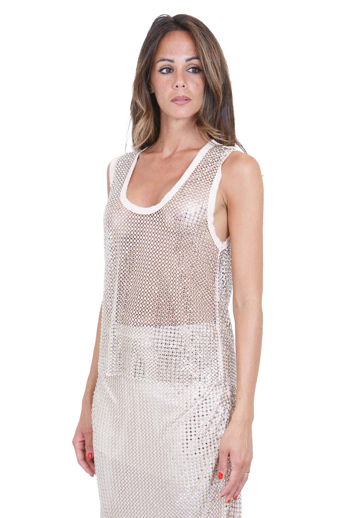 PINKO Top Oro metallico chiaro DYANE-107518-A3IH H78