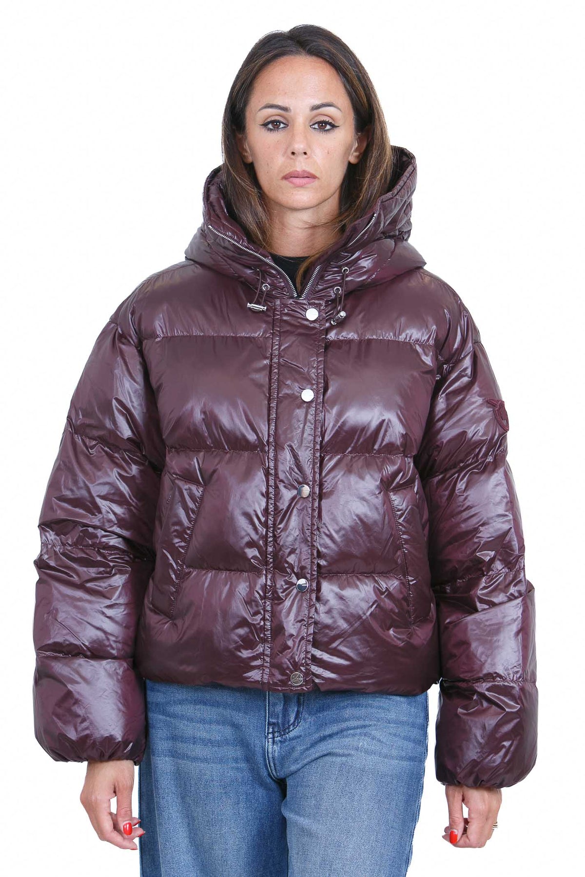 PINKO Piumini Bordeaux scuro IMPASTO-105656-A3FI RR7