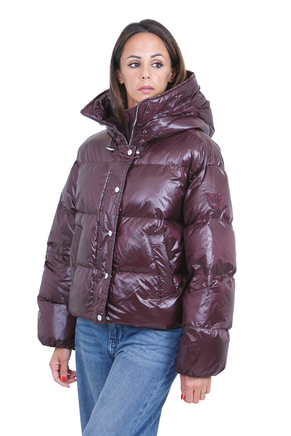 PINKO Piumini Bordeaux scuro IMPASTO-105656-A3FI RR7