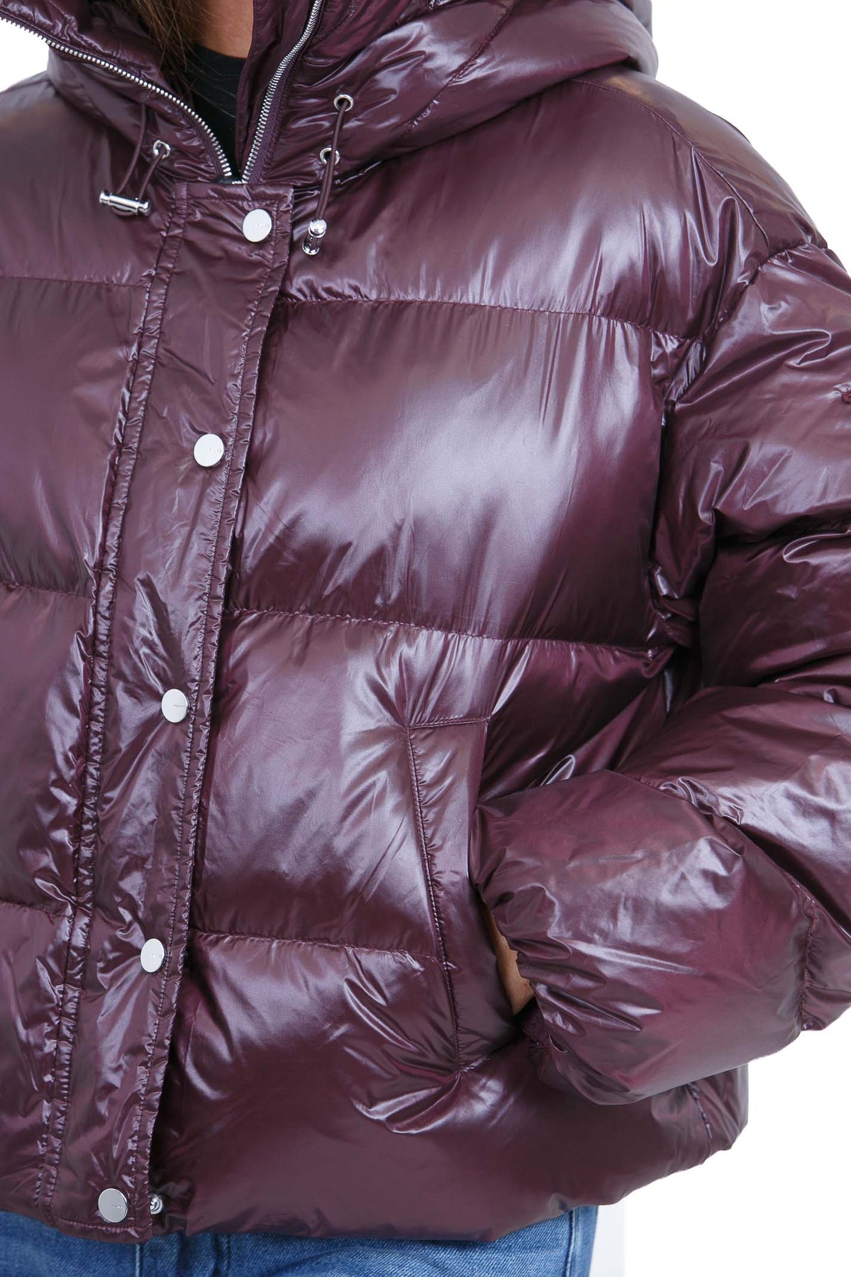 PINKO Piumini Bordeaux scuro IMPASTO-105656-A3FI RR7