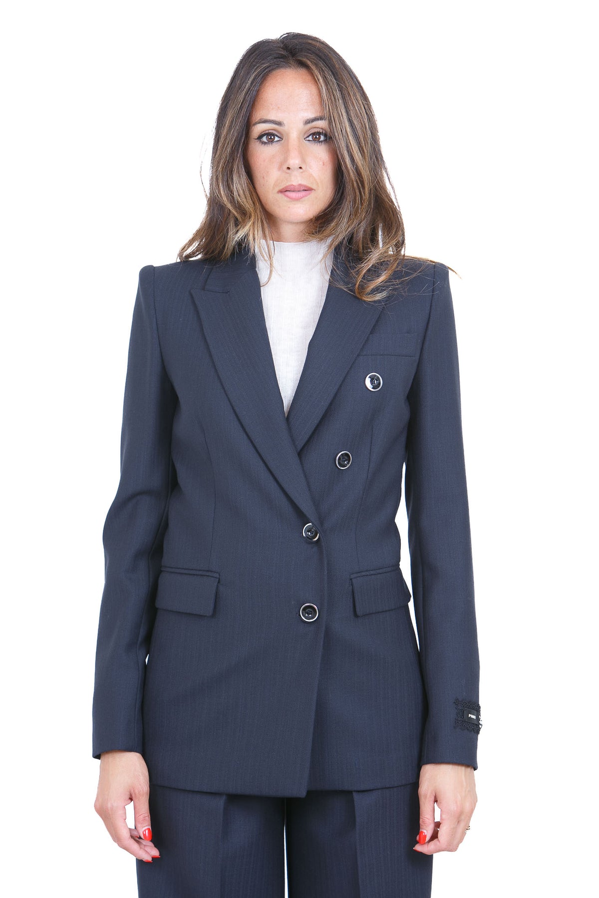 PINKO Blazer Blu marino cupo NEWAMALFI-107513-A3IF G03