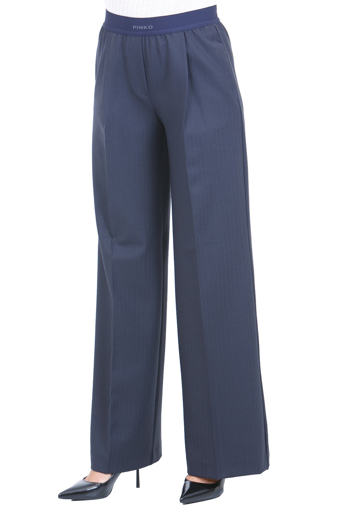 PINKO Pantaloni Blu marino cupo PHAIUS-107560-A3IF G03
