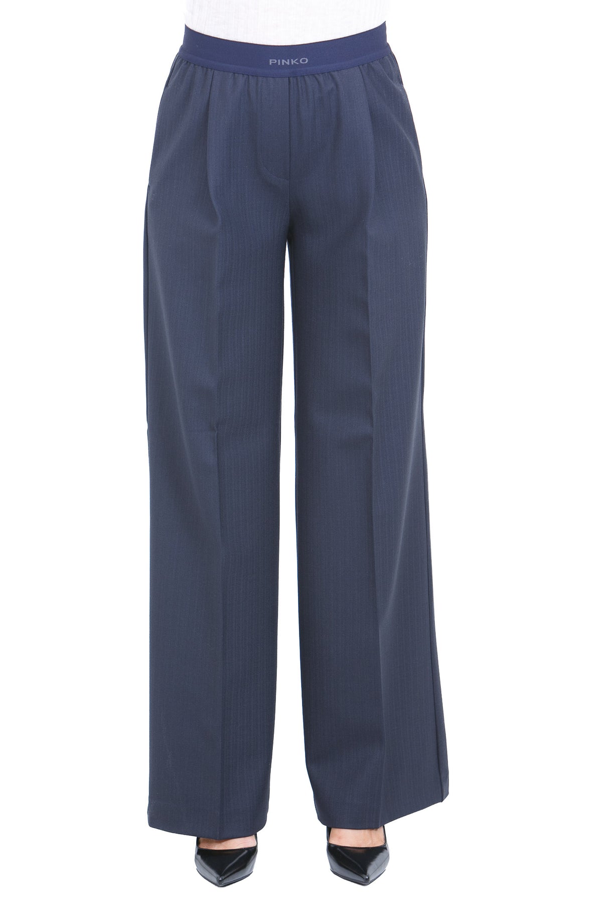 PINKO Pantaloni Blu marino cupo PHAIUS-107560-A3IF G03