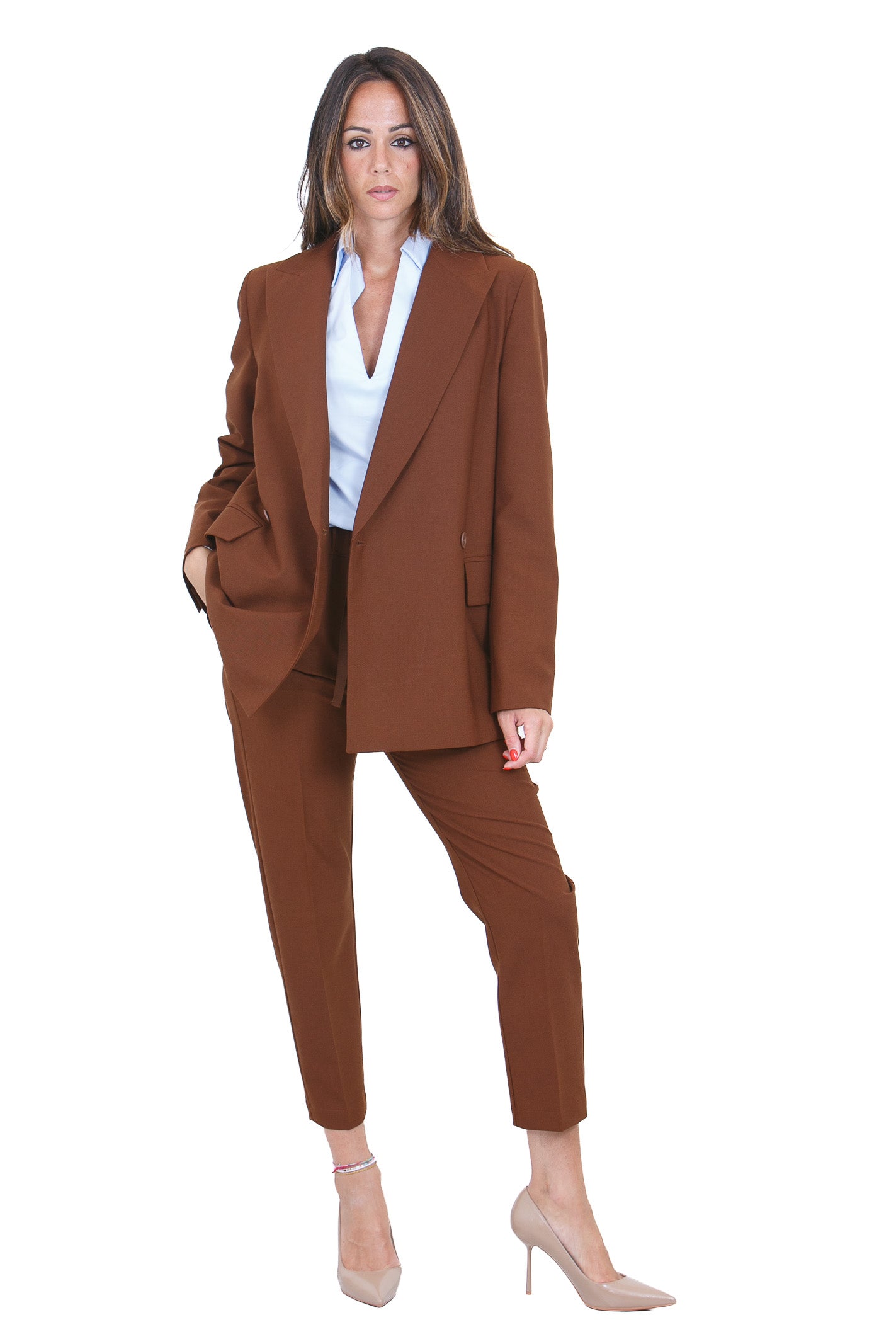 SEMICOUTURE Pantaloni Canyon BUDDY-Y6WI40 V13-0