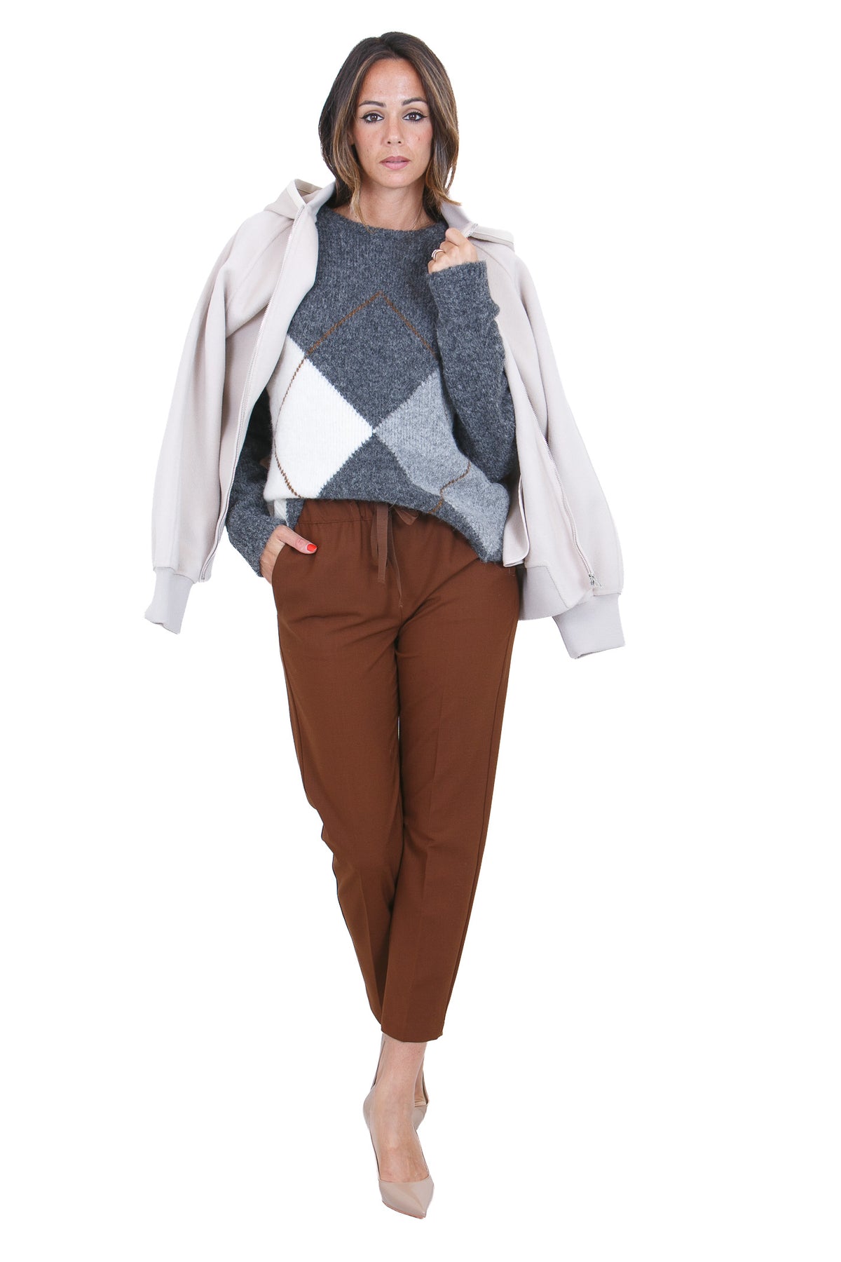 SEMICOUTURE Pantaloni Canyon BUDDY-Y6WI40 V13-0
