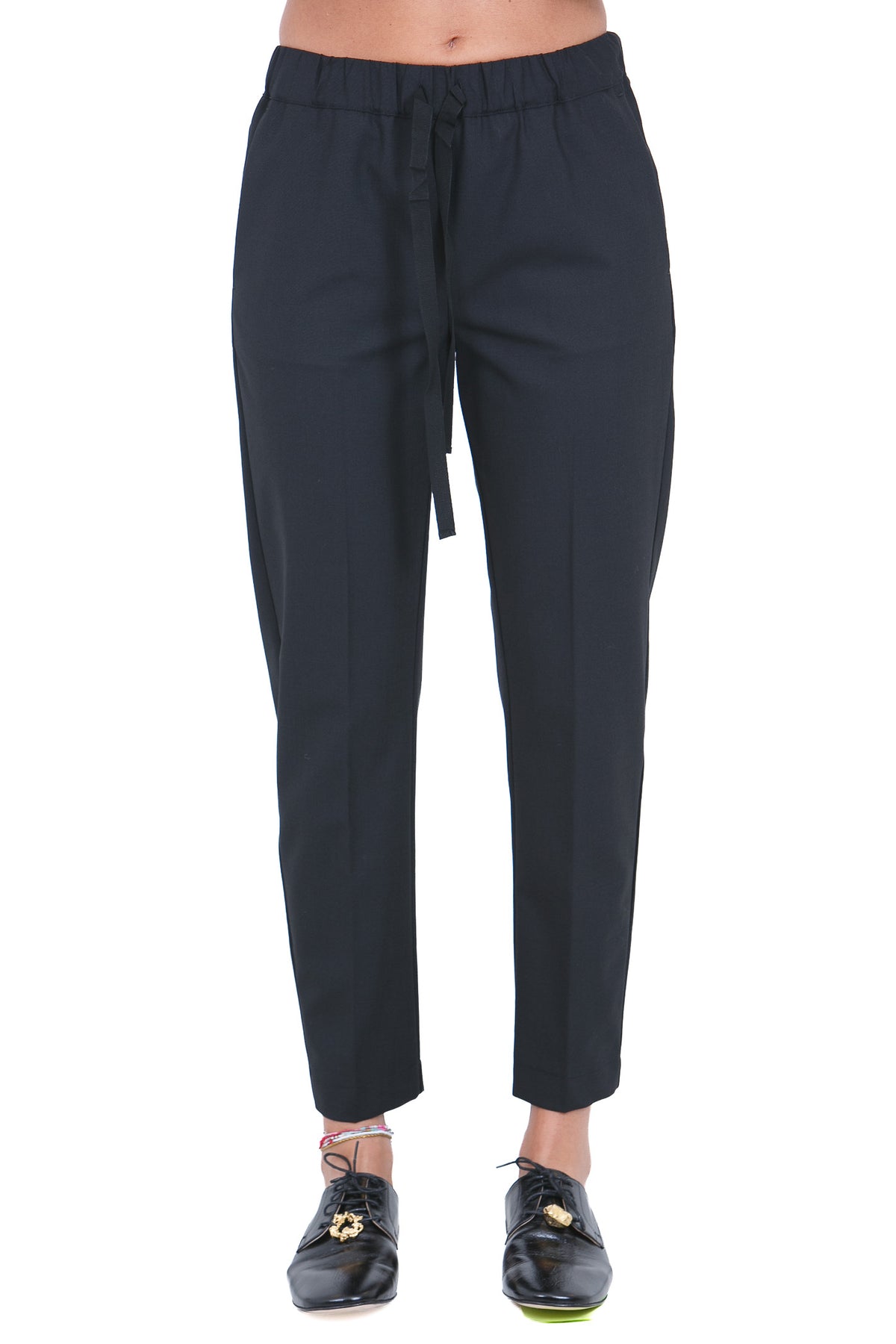 SEMICOUTURE Pantaloni Nero BUDDY-Y6WI40 Y69-0