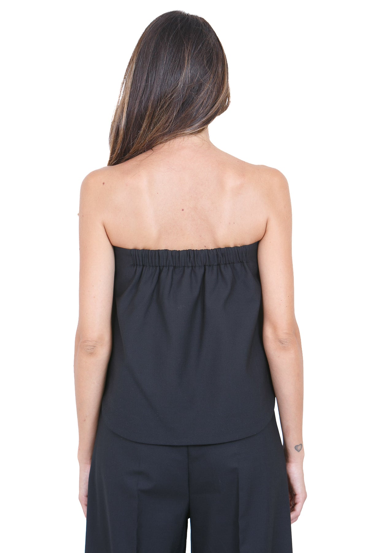 SEMICOUTURE Top Nero CINDY-Y6WI01 Y69-0