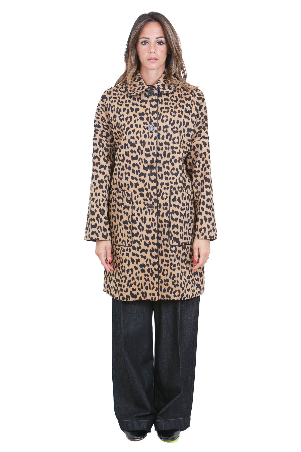 SEMICOUTURE Cappotti Mcula cammello DANA-Y6WO36 MAC45