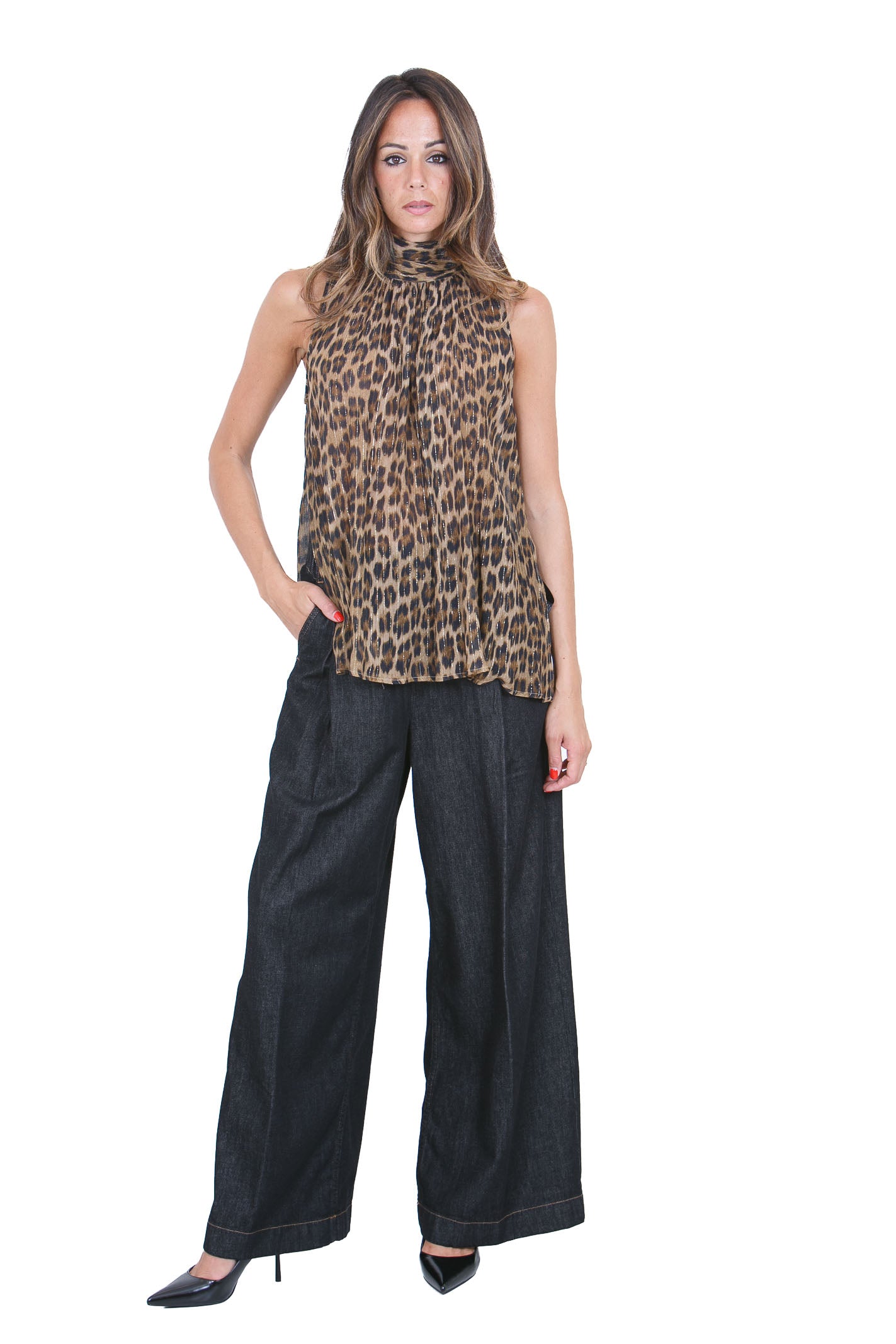 SEMICOUTURE Top St. macula DULCIE-Y6WS40 MAC46