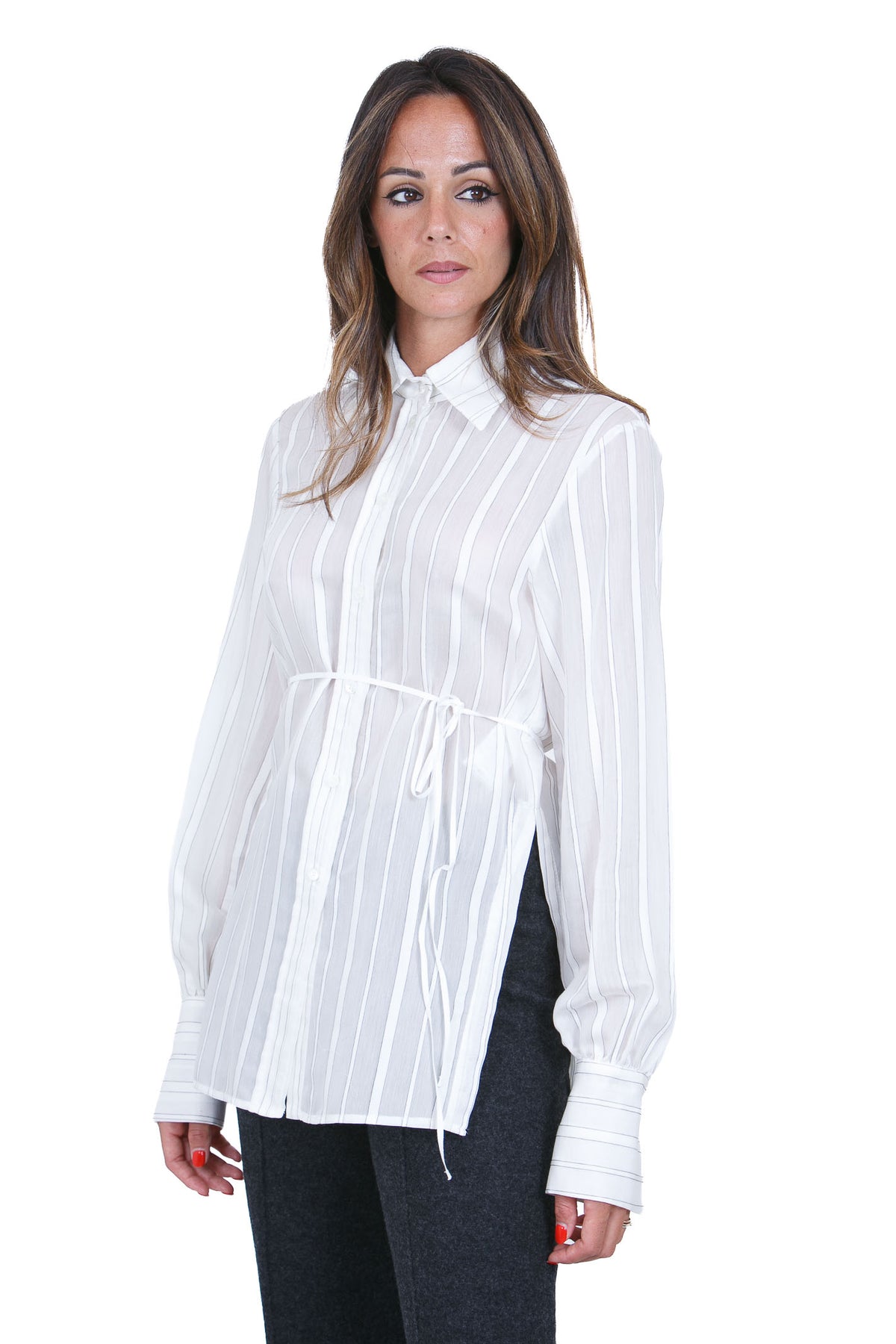 SEMICOUTURE Camicie Burro/moka EILEEN-Y6WN34 RG118