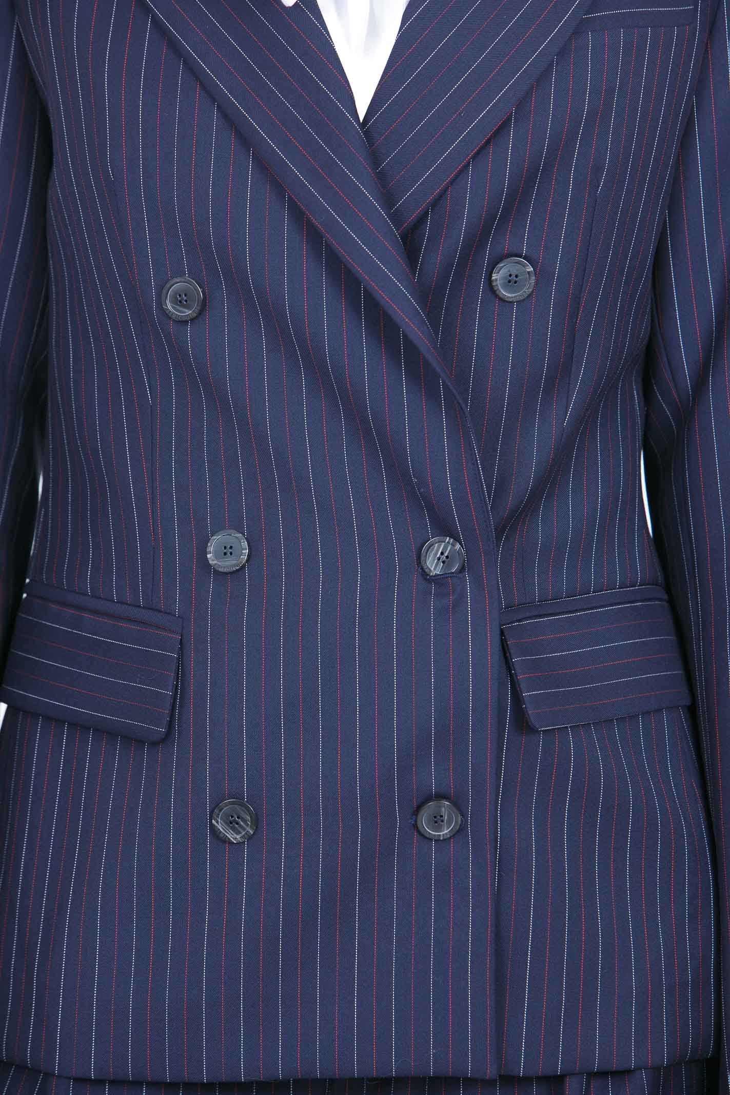 SEMICOUTURE Blazer Blu/rosso JANEL-Y6WM56 RG116
