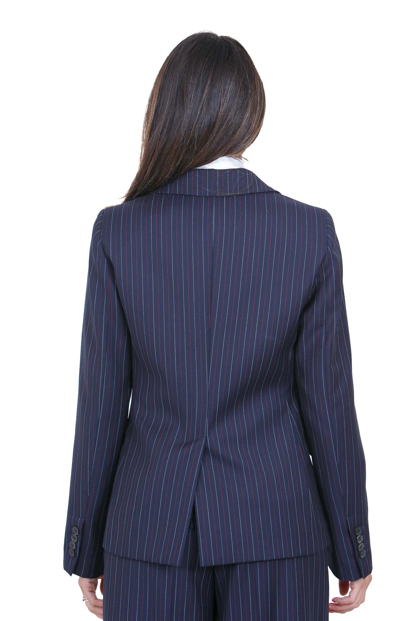 SEMICOUTURE Blazer Blu/rosso JANEL-Y6WM56 RG116