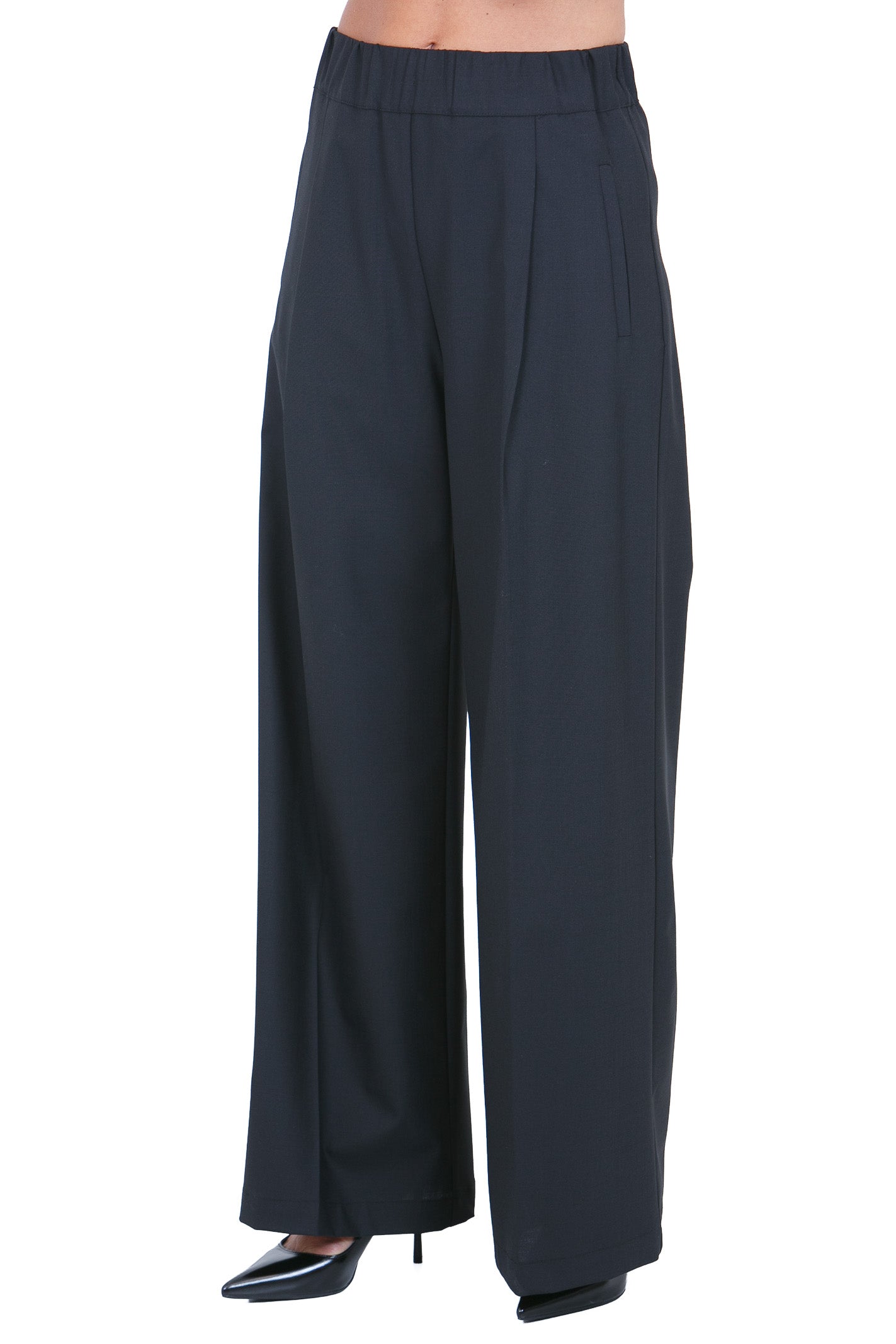 SEMICOUTURE Pantaloni Nero JHONNY-Y6WI41 Y69-0
