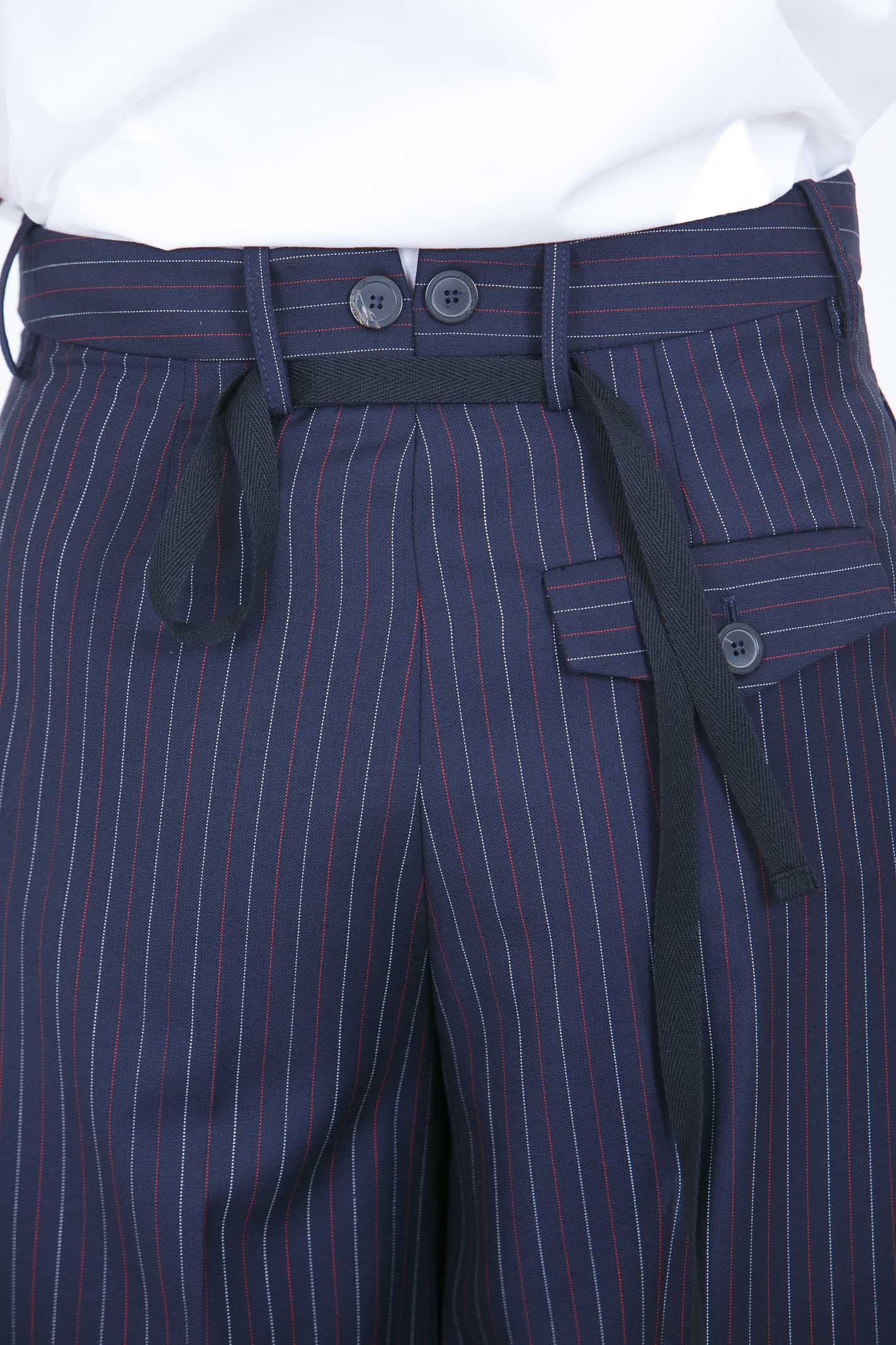 SEMICOUTURE Pantaloni Blu/rosso JULY-Y6WM63 RG116