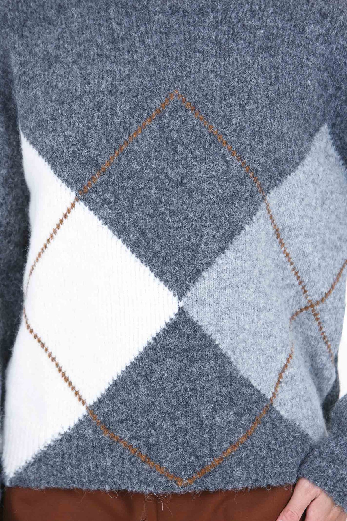 SEMICOUTURE Maglie Cammello/grigio/burro KEIRA-Y6WE90 RMB70