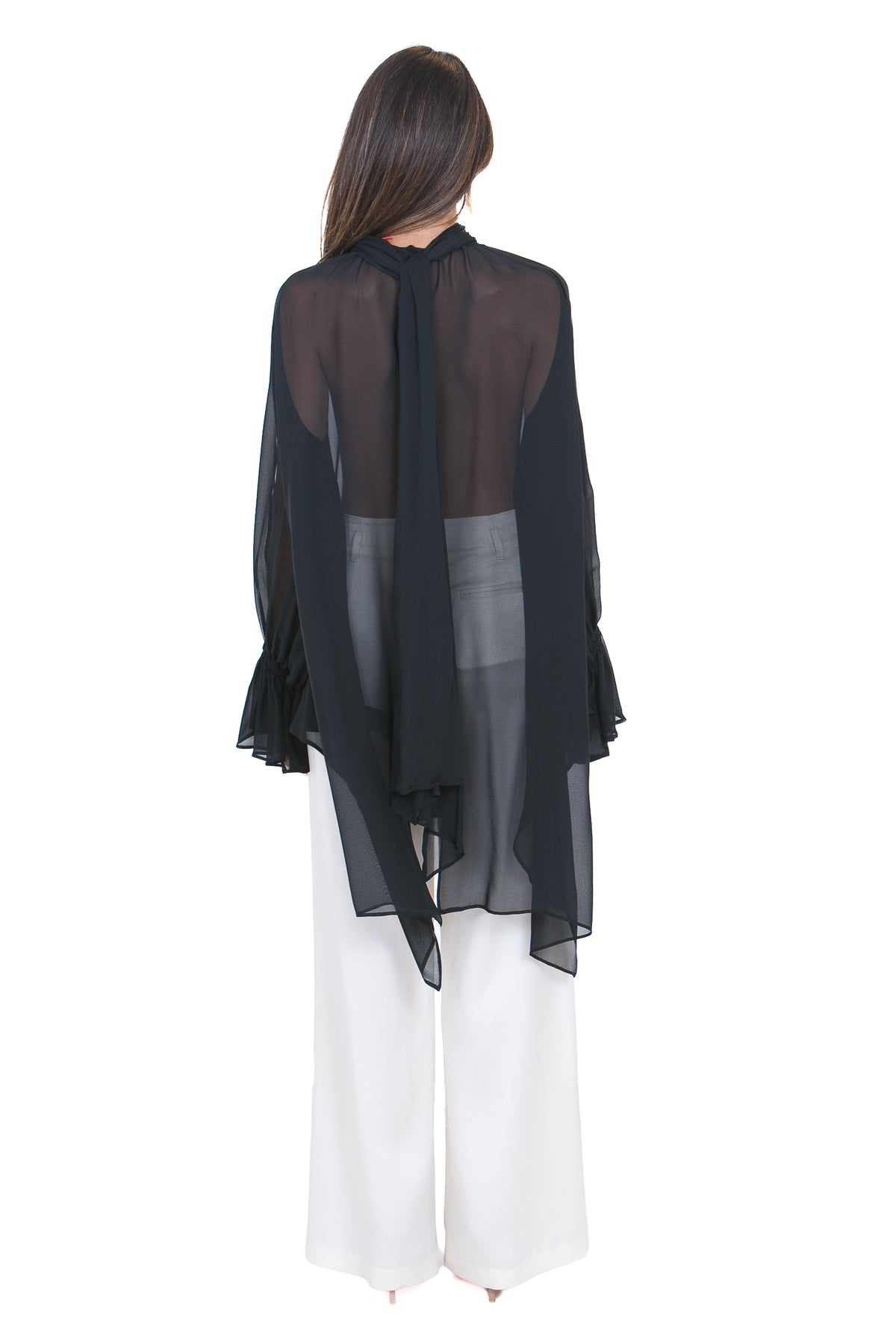 SEMICOUTURE Bluse Nero RENIE-S6WU12 Y69-0