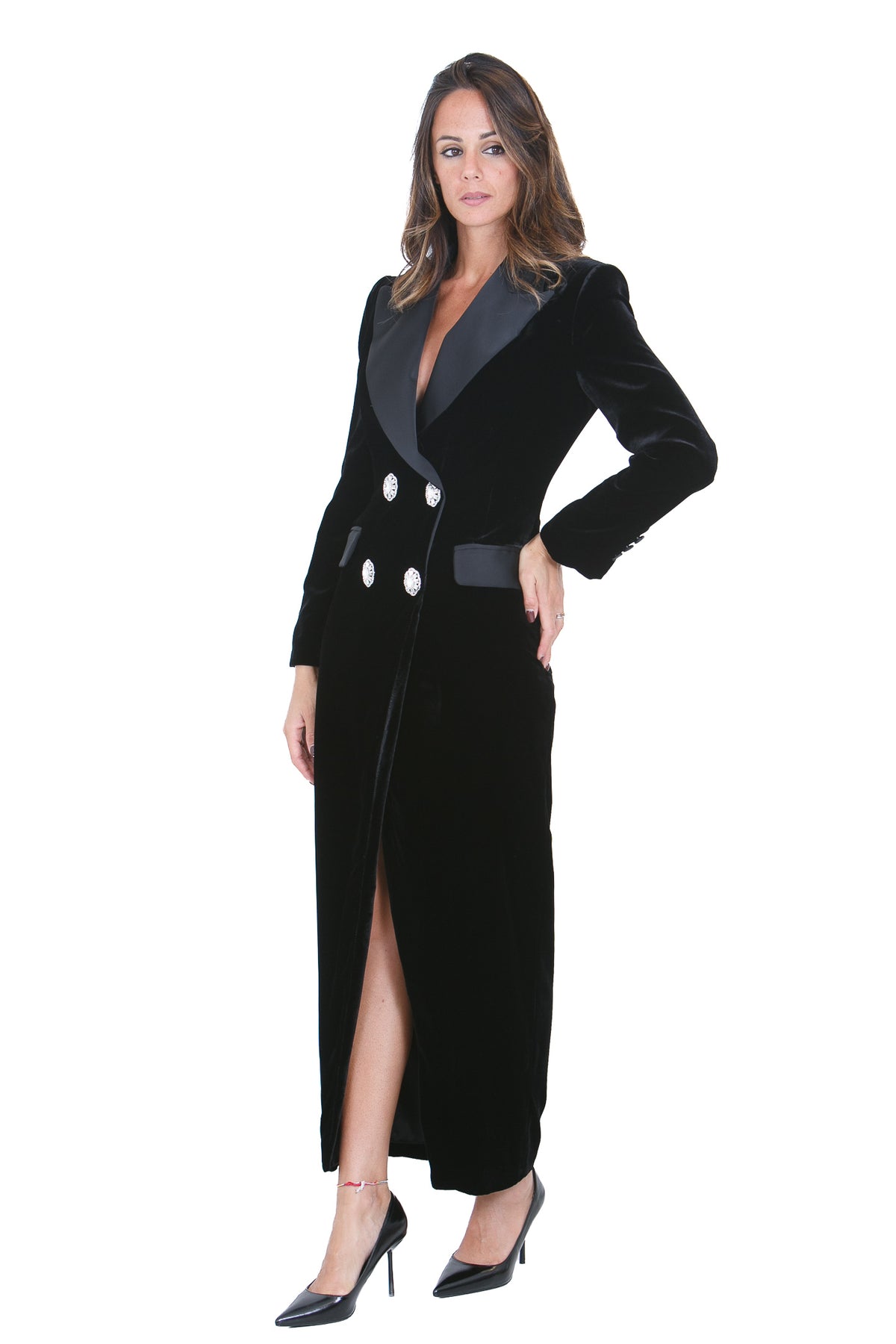 SIMONA CORSELLINI Abiti Nero AB10401 V0003