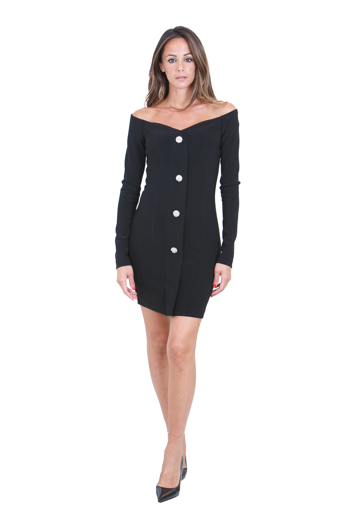 SIMONA CORSELLINI Abiti Nero AB10701-TJER0065 V0000
