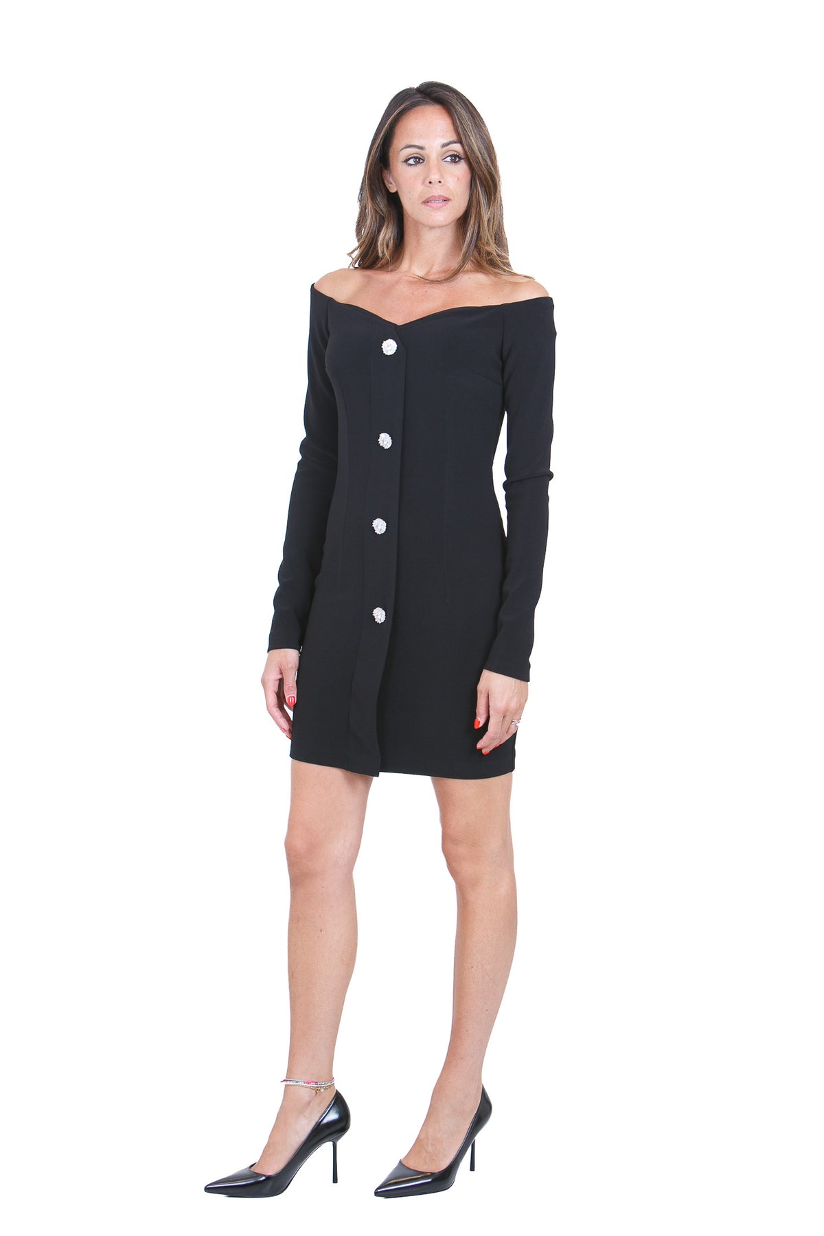 SIMONA CORSELLINI Abiti Nero AB10701-TJER0065 V0000