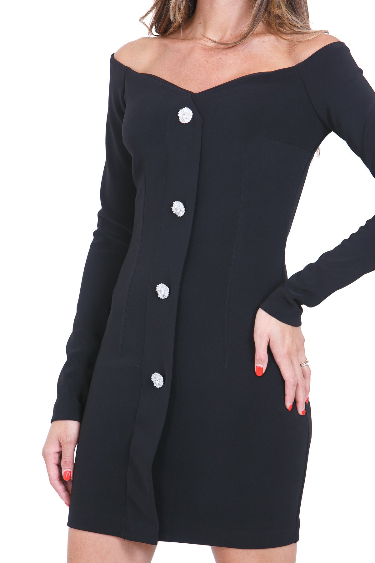 SIMONA CORSELLINI Abiti Nero AB10701-TJER0065 V0000